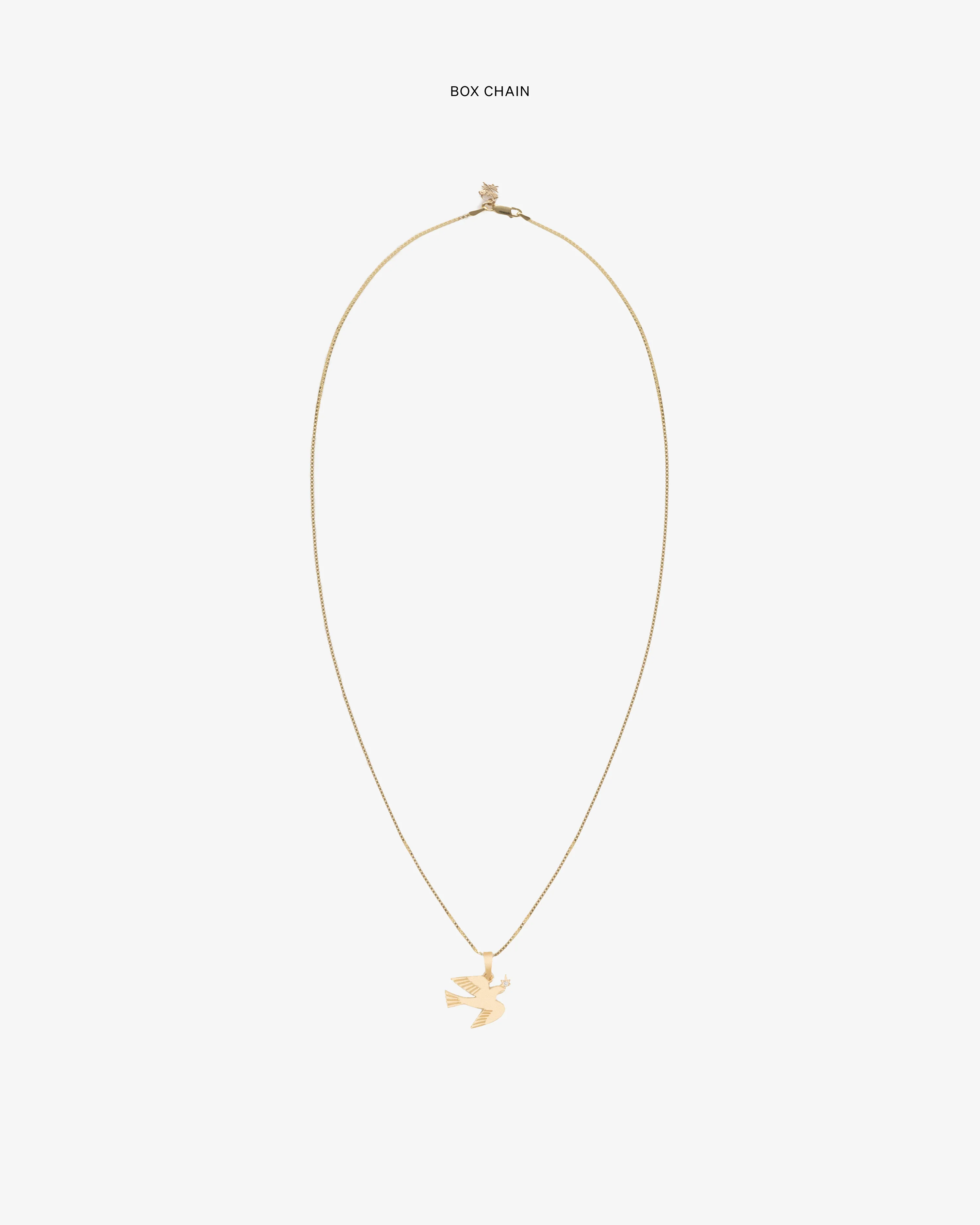 14Kt Gold Dove Pendant - Image 4