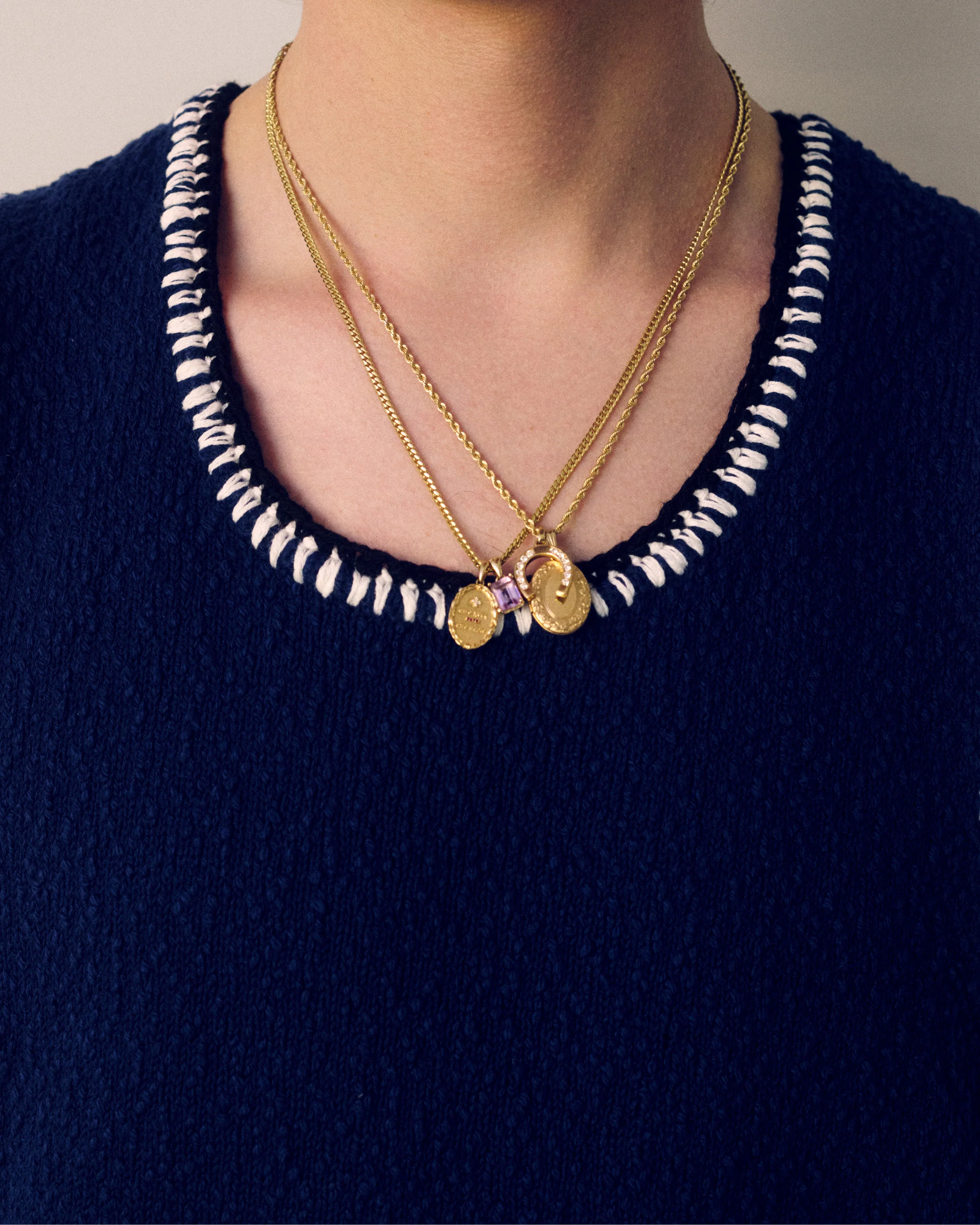 14Kt Gold Gemstone Pendant - Image 3