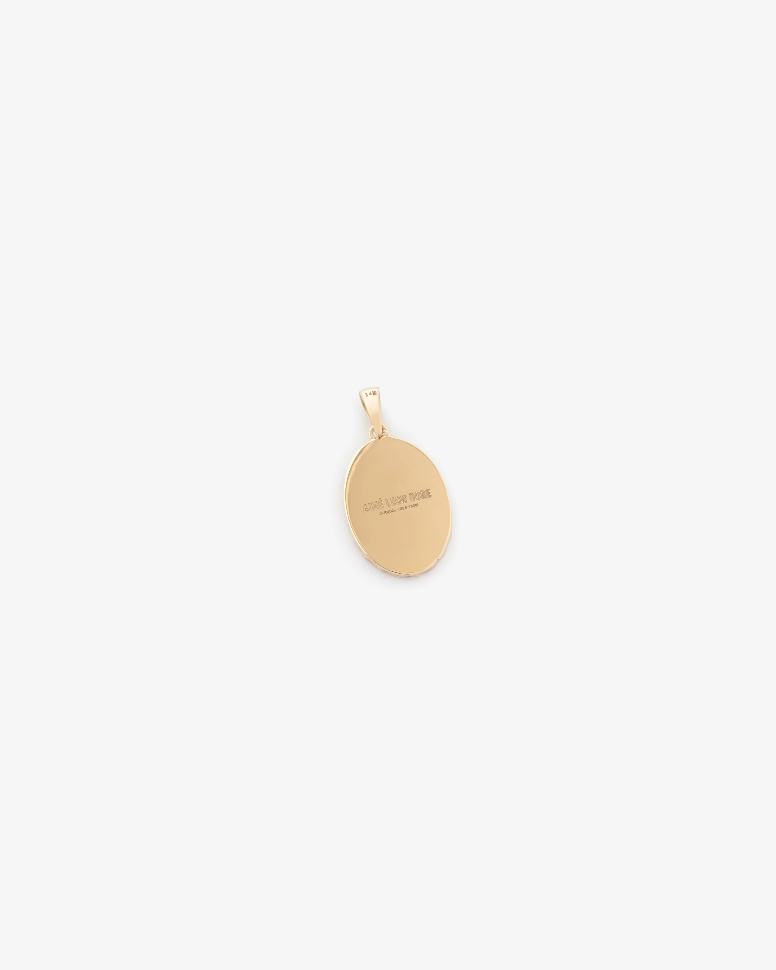 14Kt Gold Love Poem Pendant - Image 3
