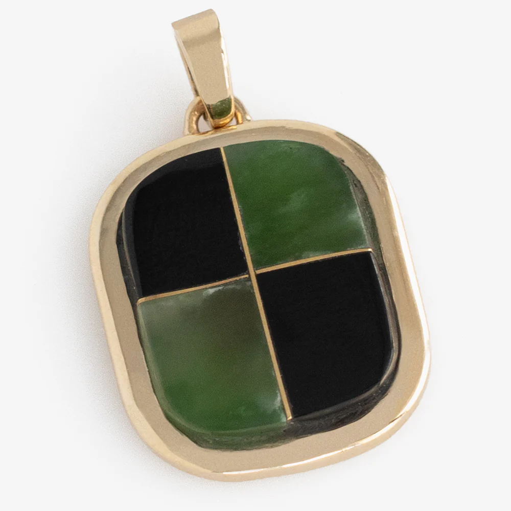 14Kt Gold Mosaic Pendant - Image 8