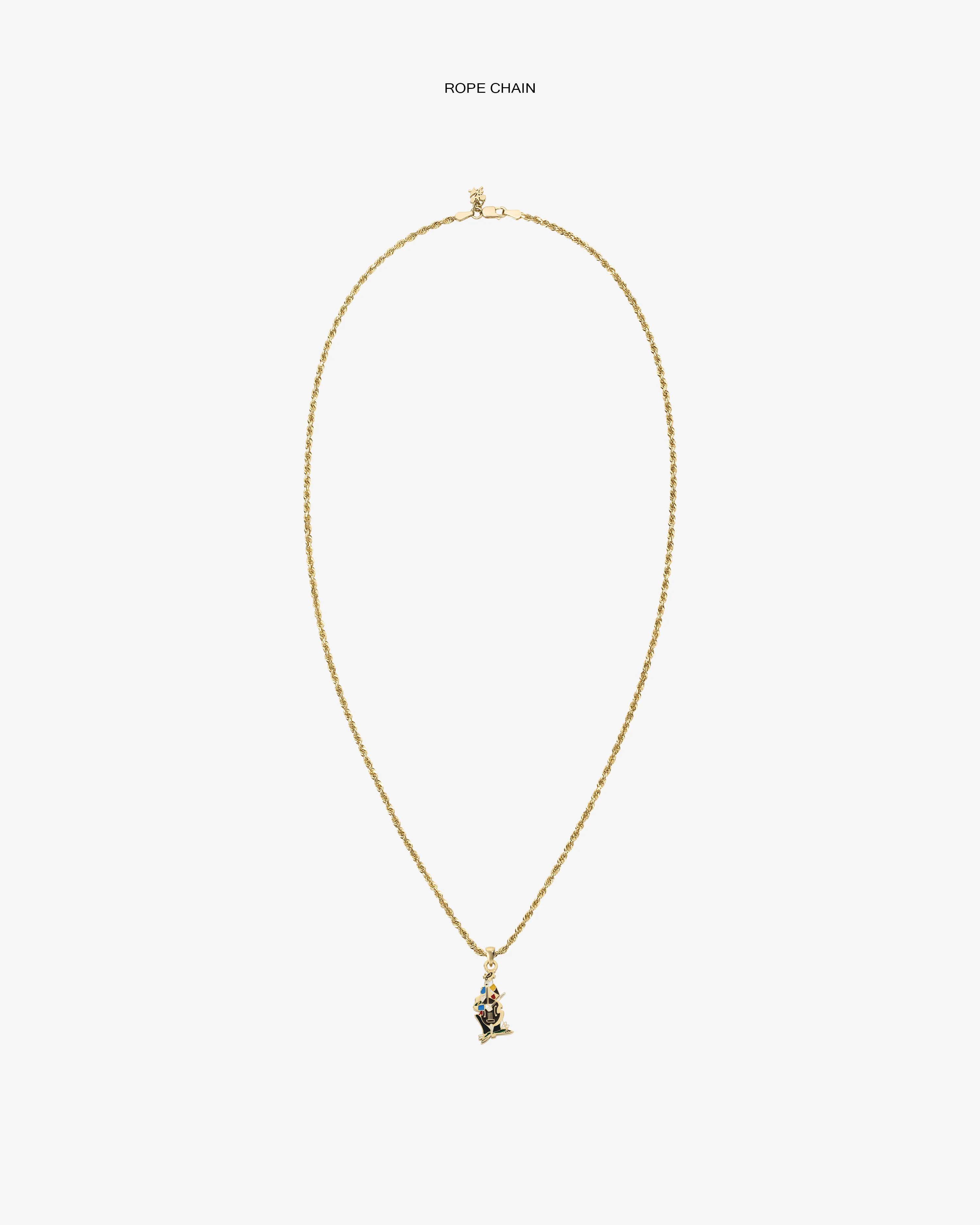 14Kt Gold Musician Pendant - Image 5