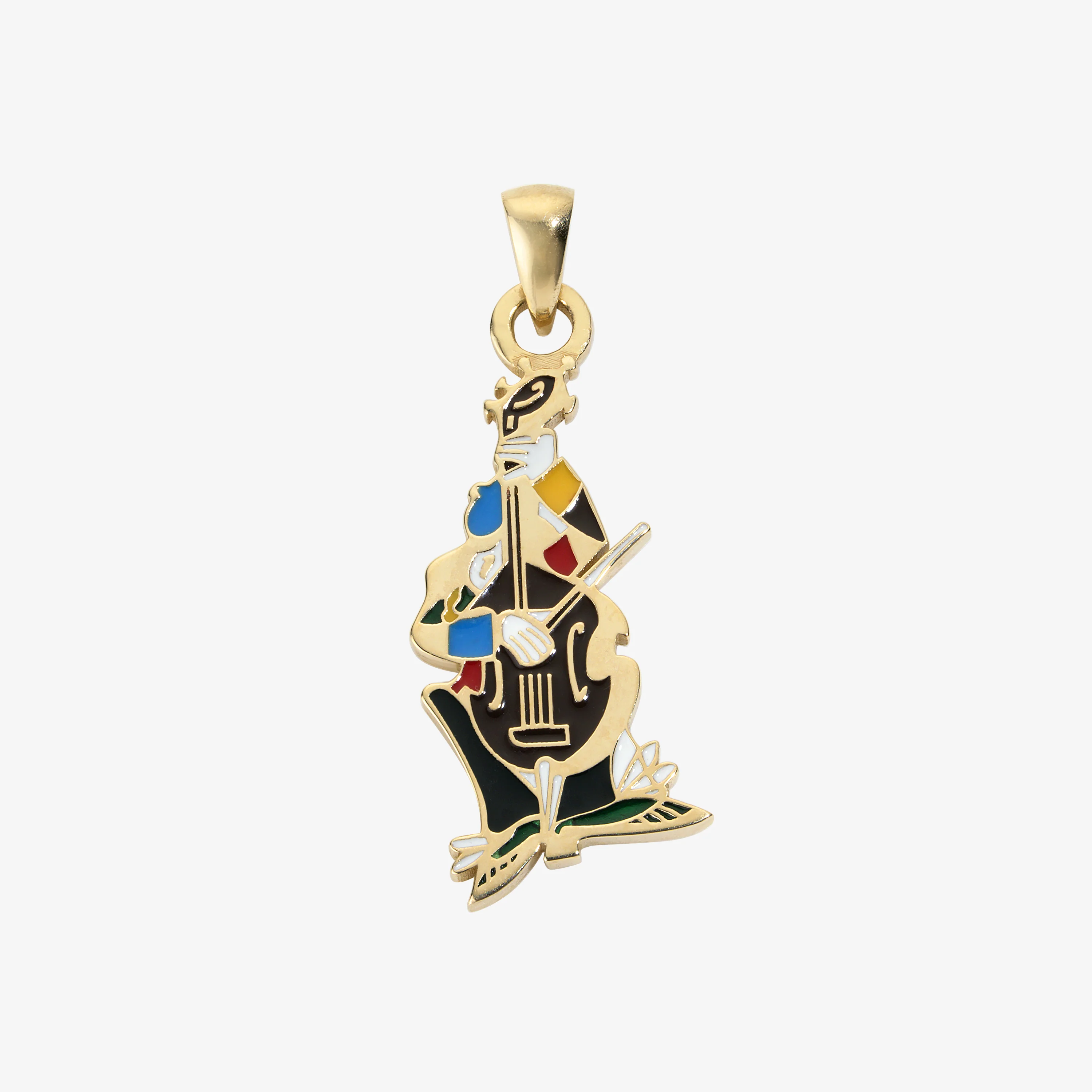 14Kt Gold Musician Pendant - Image 8