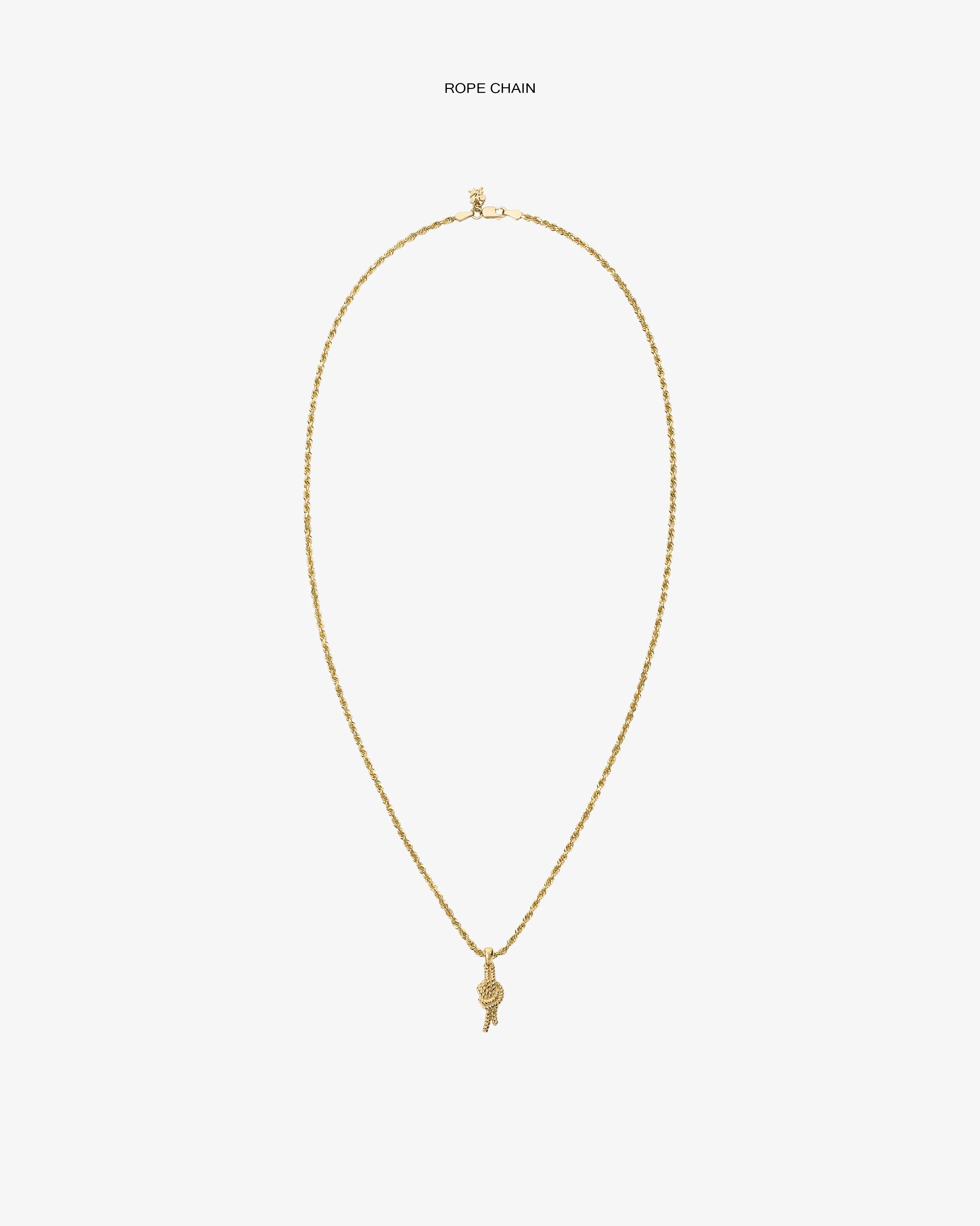 14Kt Gold Nautical Knot Pendant - Image 4