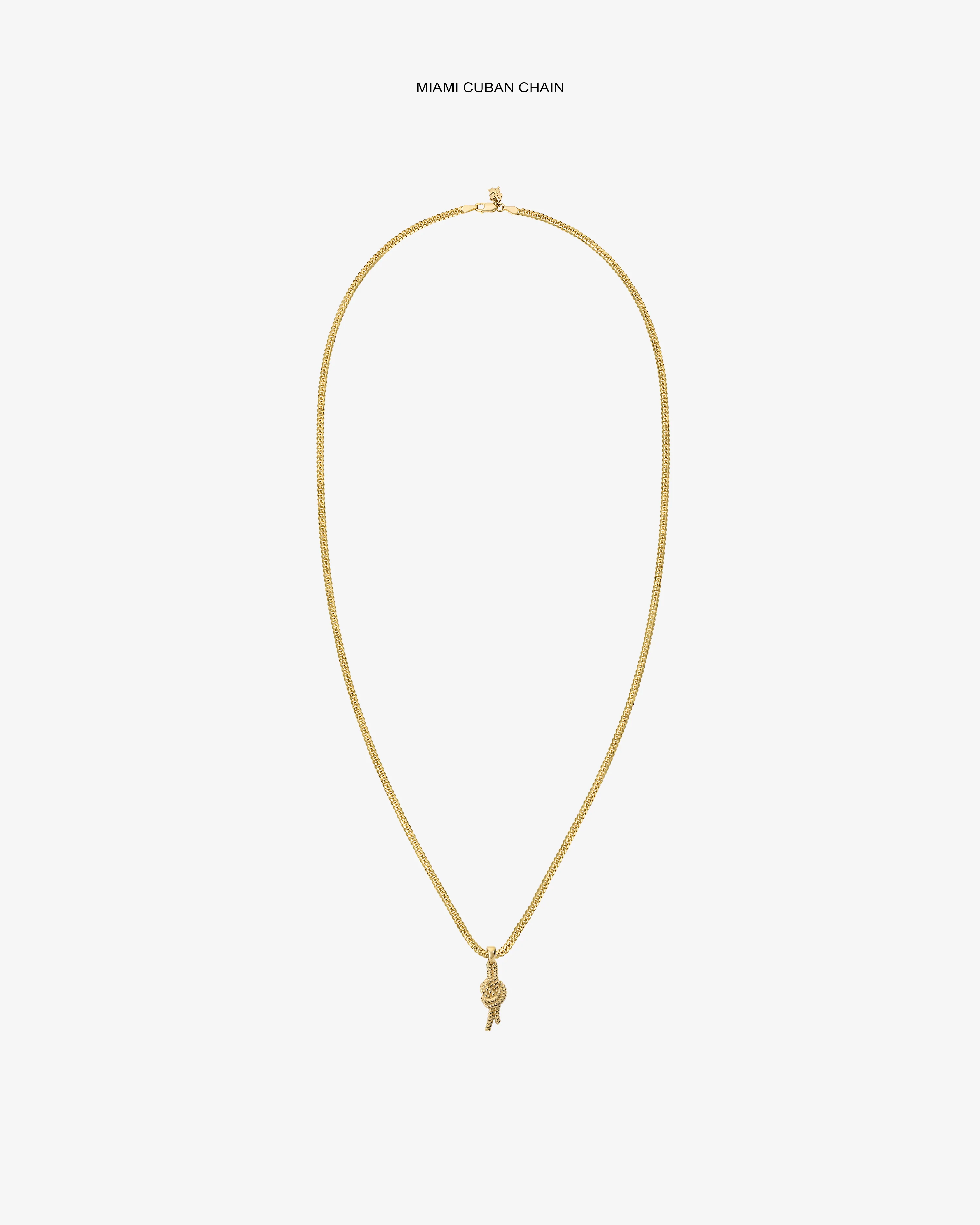 14Kt Gold Nautical Knot Pendant - Image 5