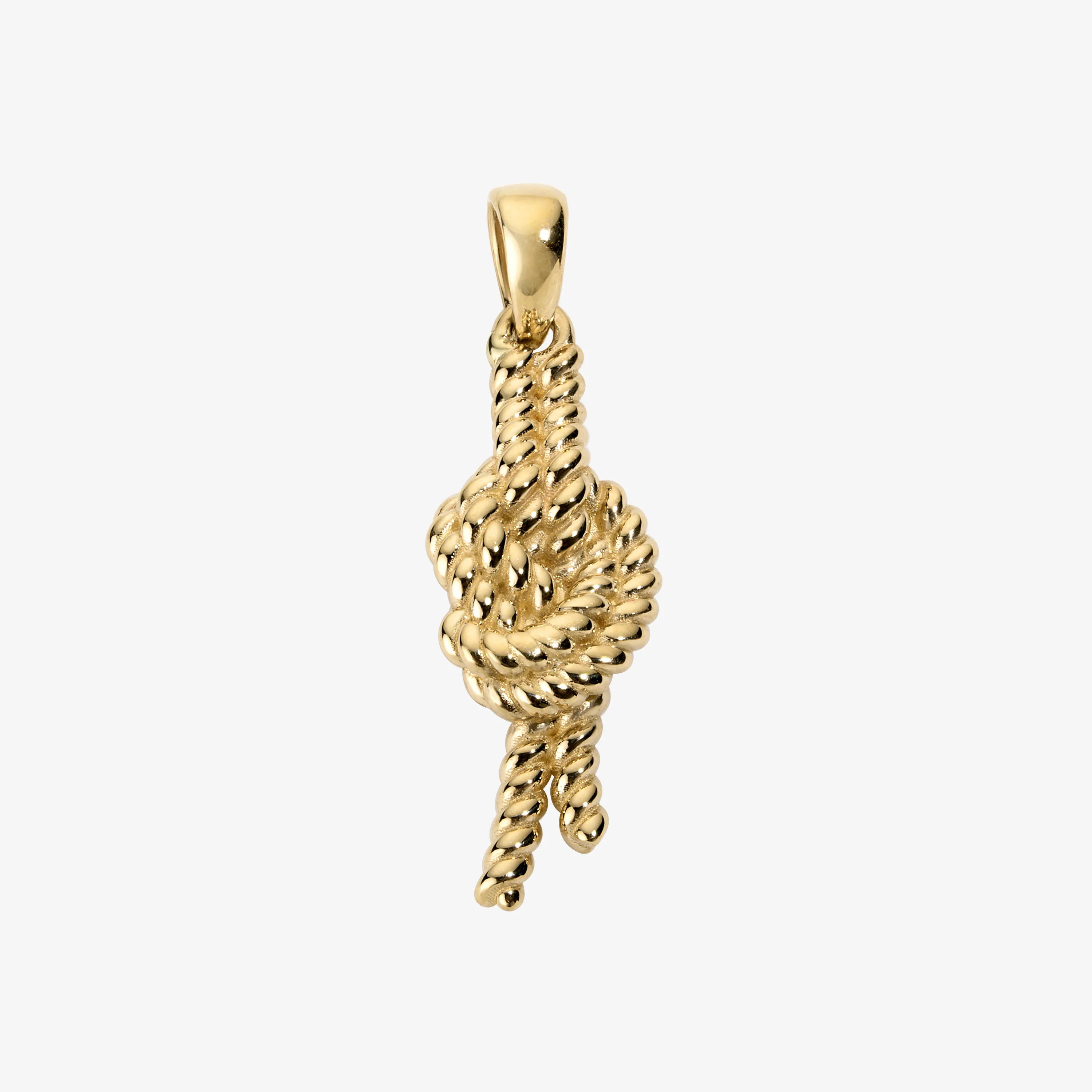 14Kt Gold Nautical Knot Pendant - Image 7