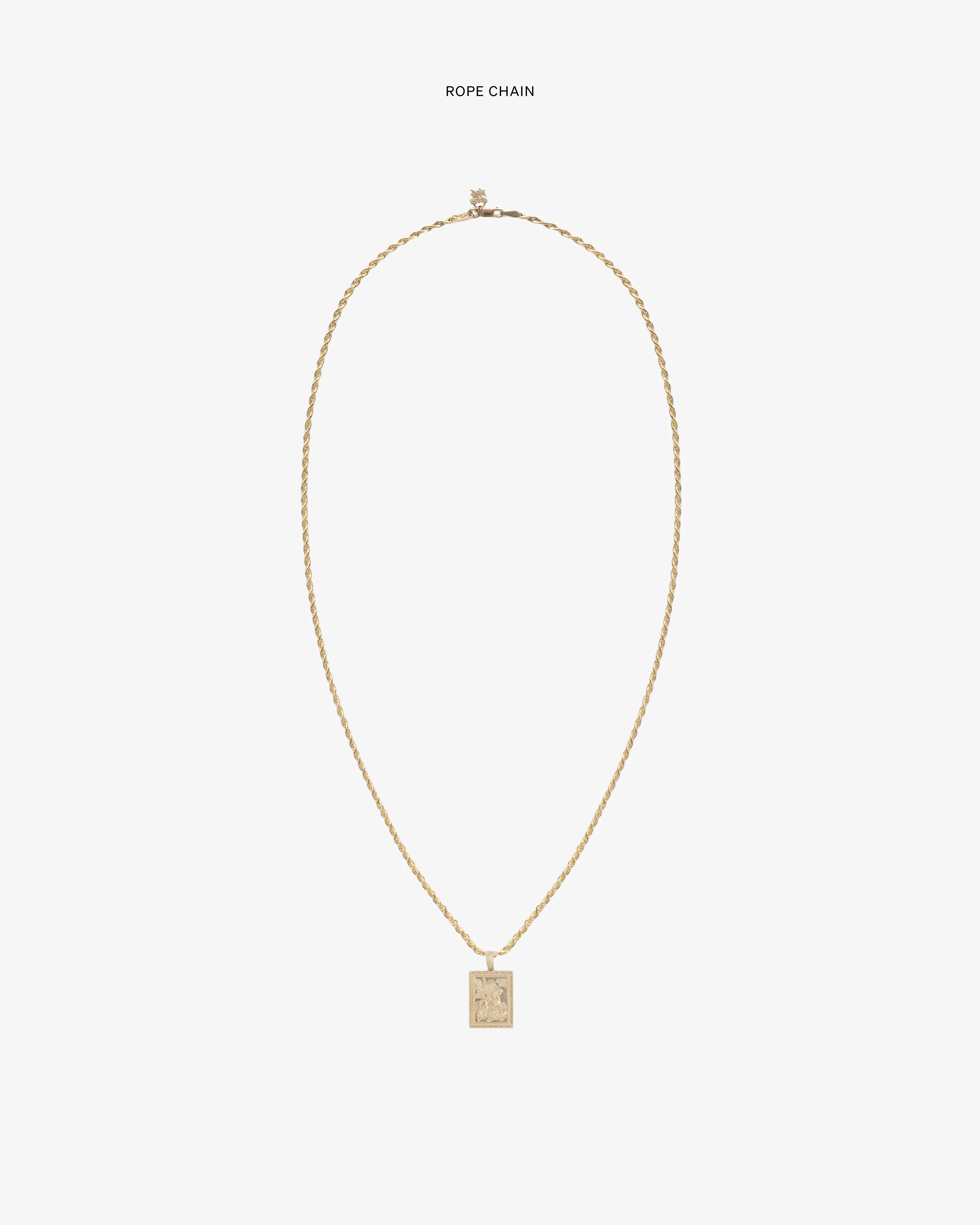 14Kt Gold Saint George Pendant - Image 6