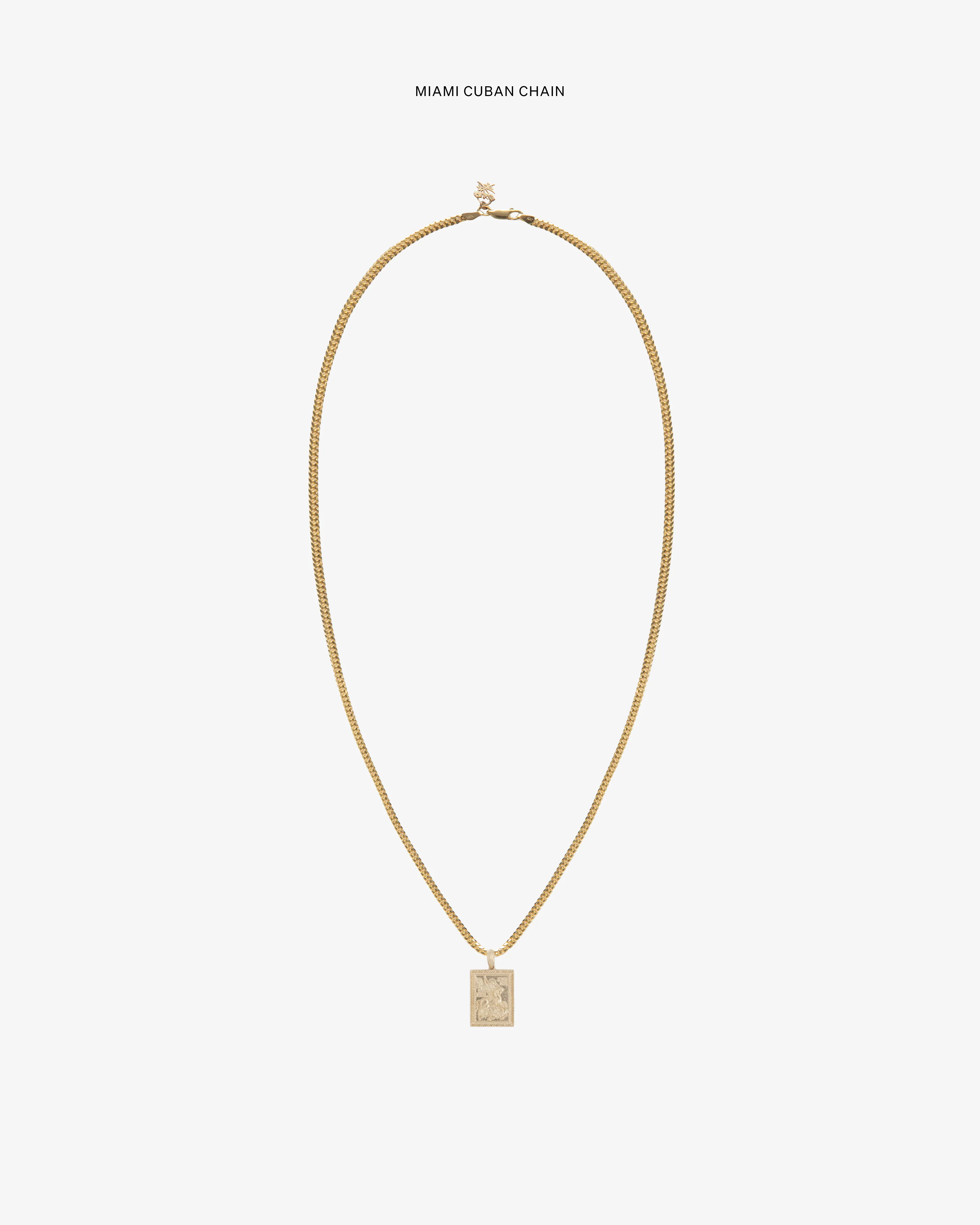 14Kt Gold Saint George Pendant - Image 7