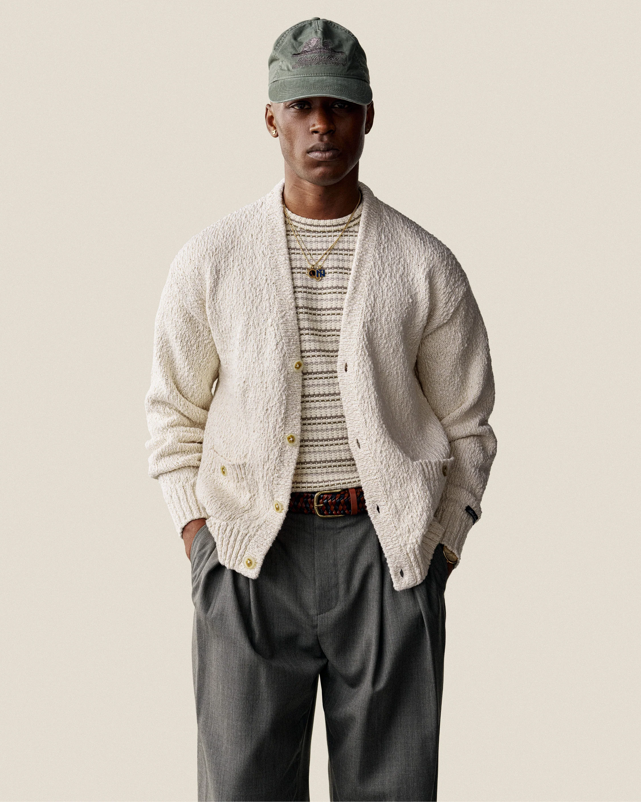 Cotton Slub Cardigan - Image 3