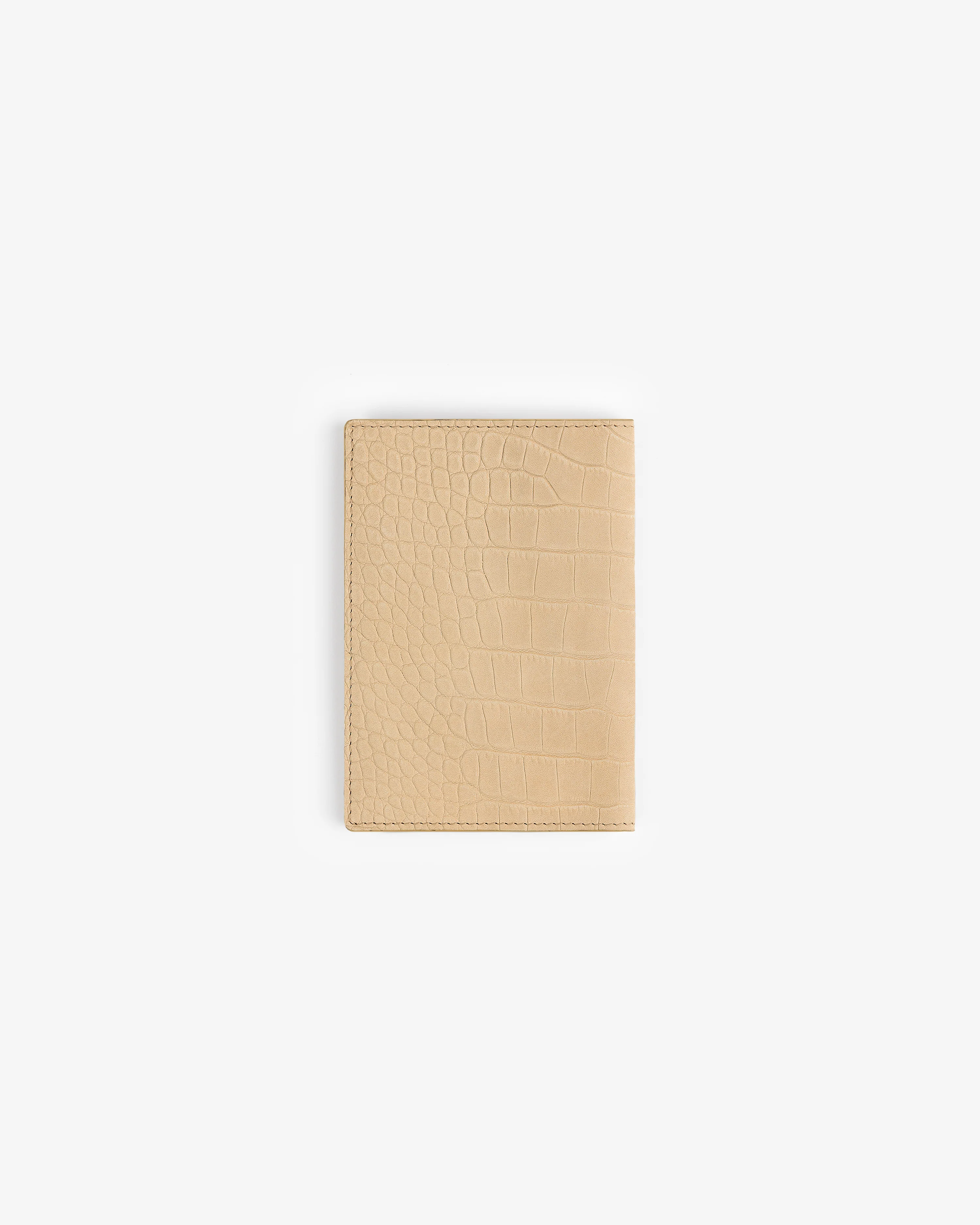 Croc-Embossed Nubuck Passport Holder - Image 3