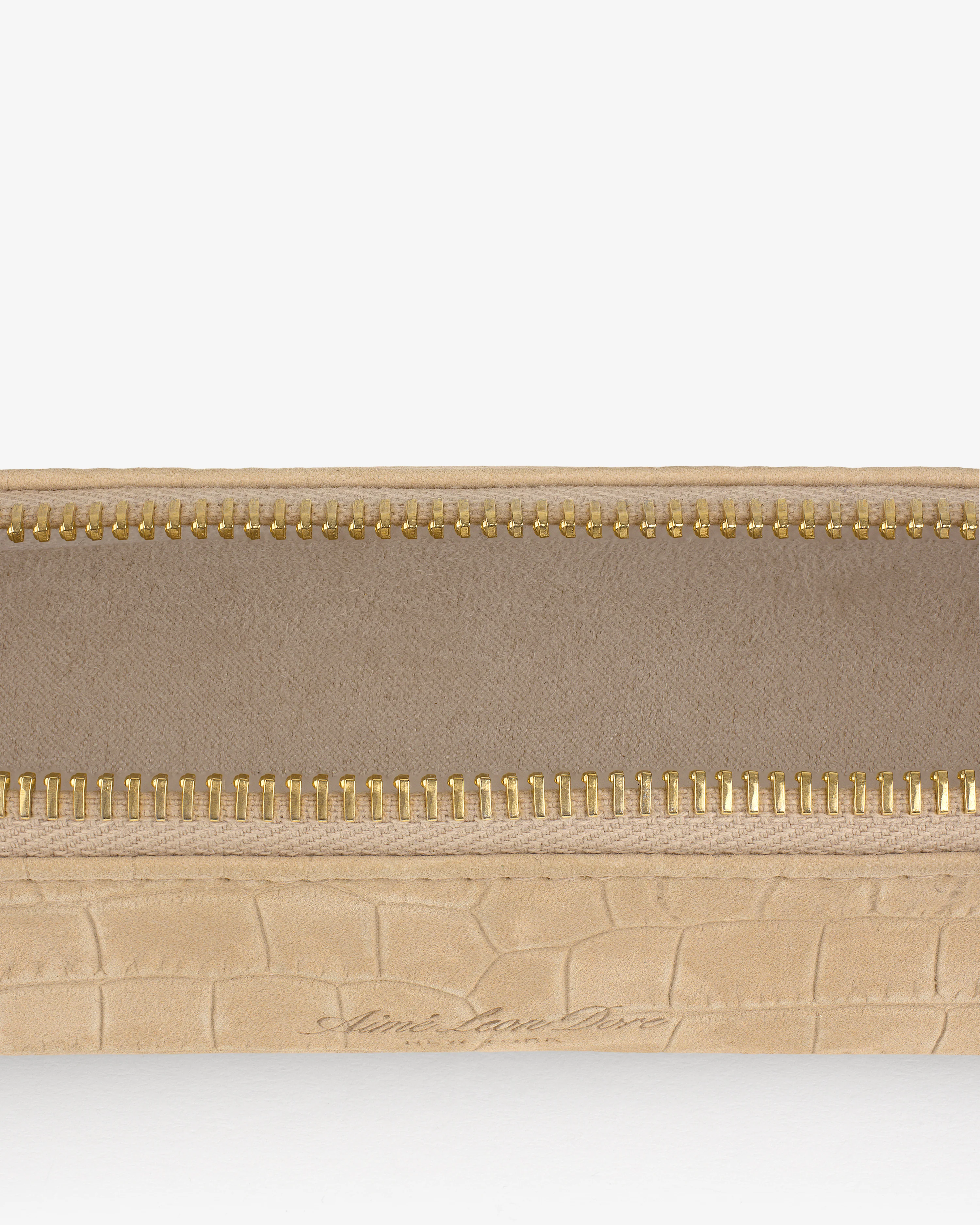 Croc-Embossed Nubuck Pencil Case - Image 5