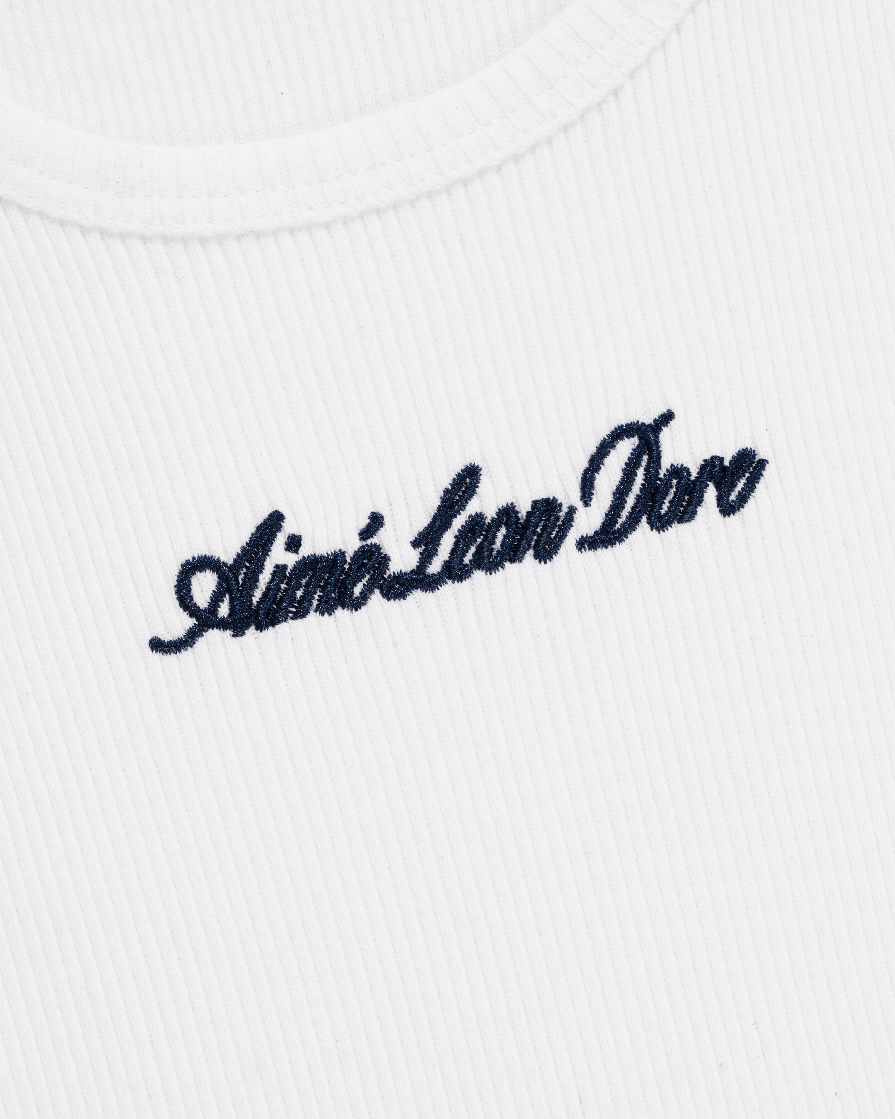 Embroidered Logo Tank   Top - Image 4