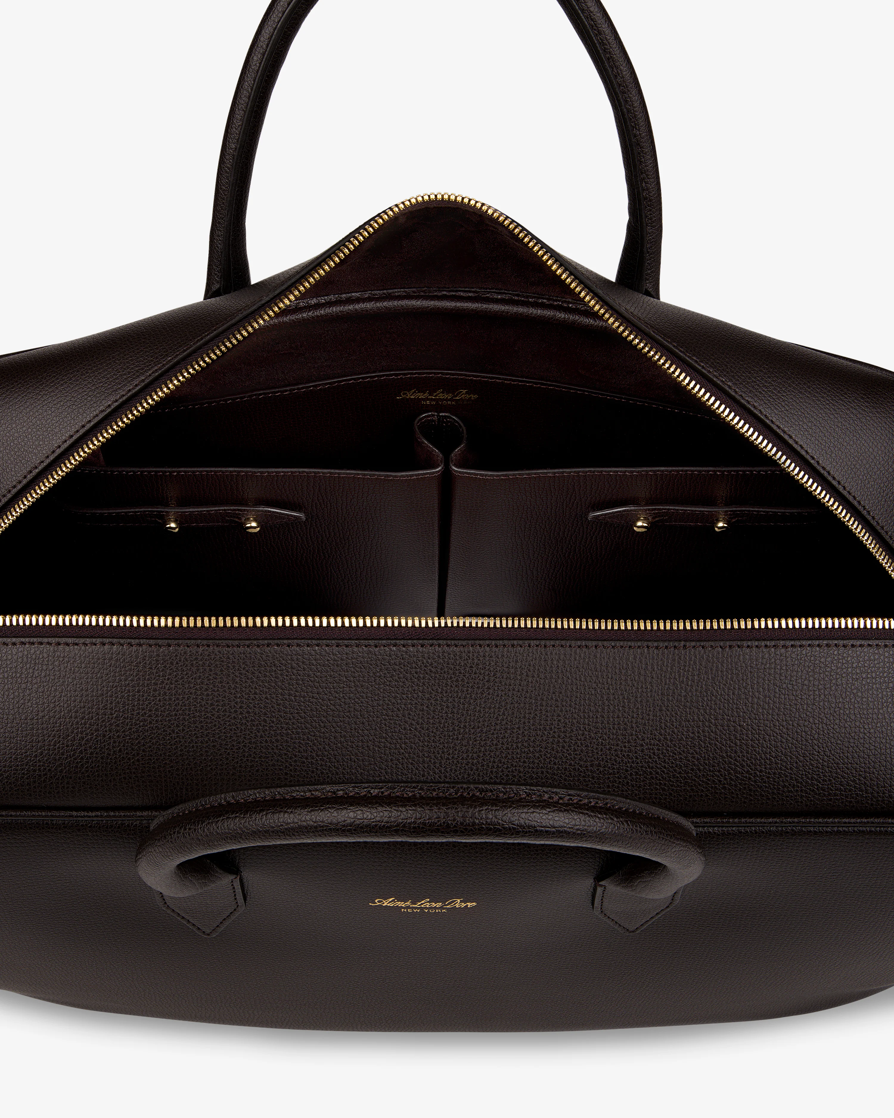 Full Grain Leather Briefcase Duffle - Image 6
