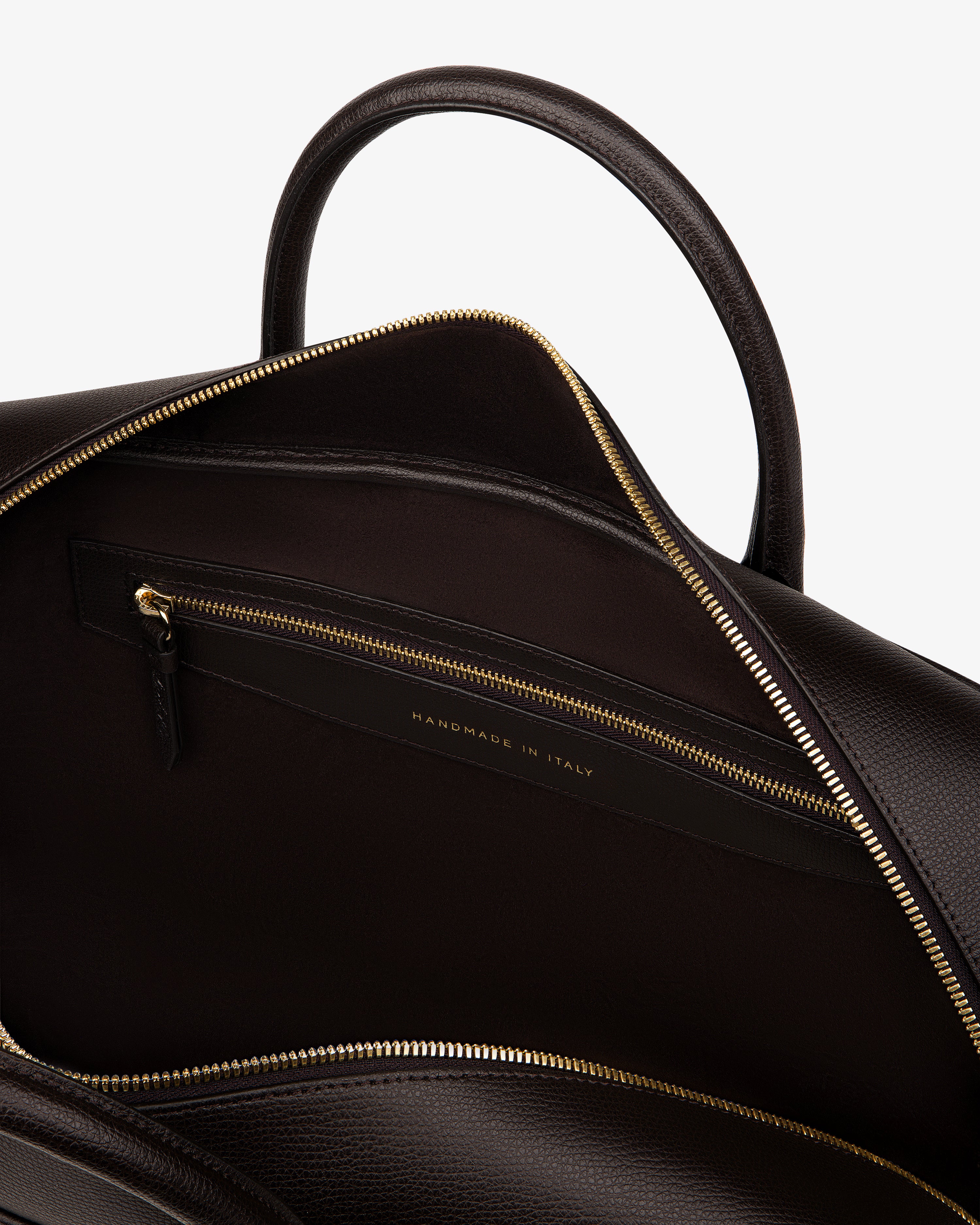 Full Grain Leather Briefcase Duffle - Image 8