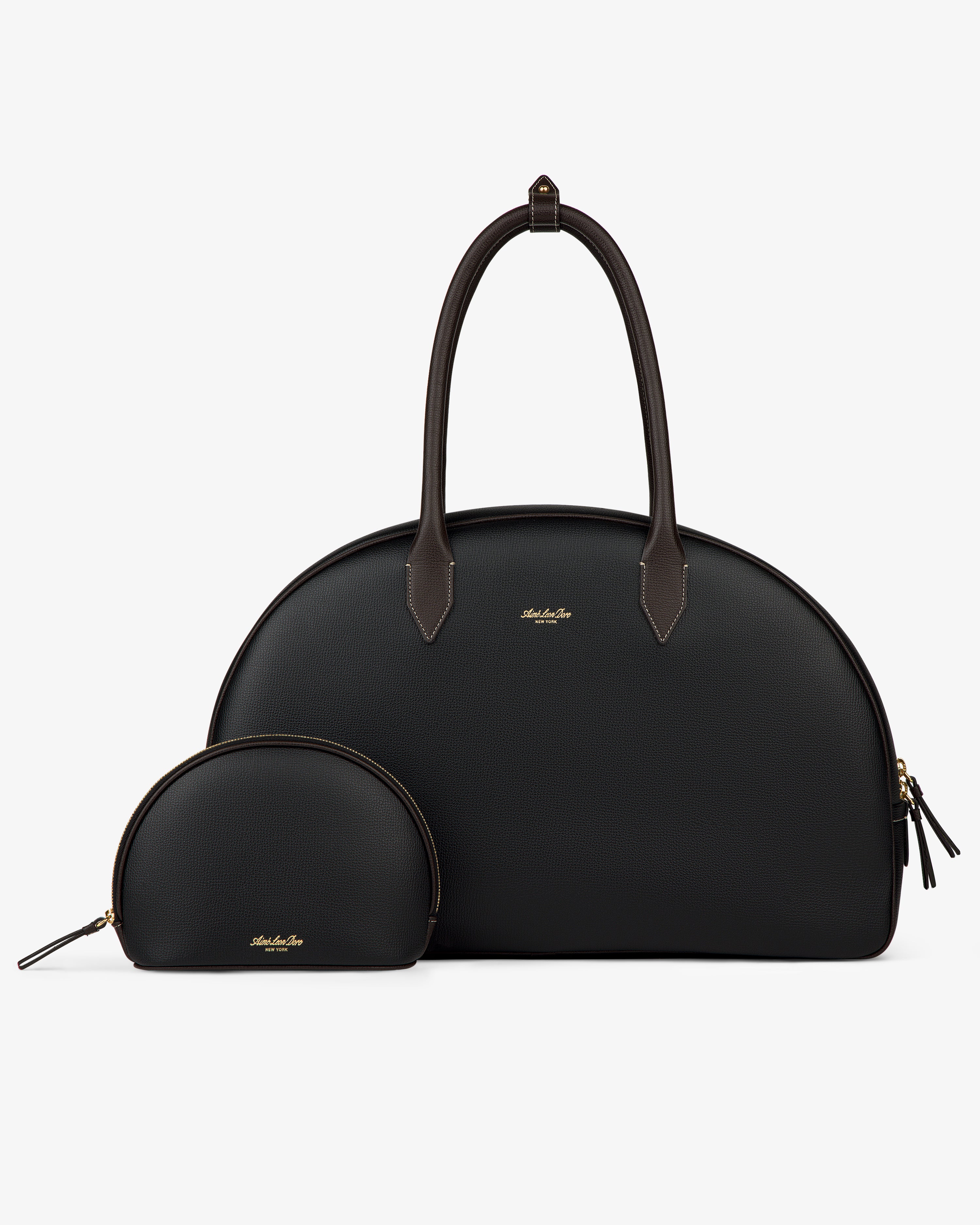 Full Grain Leather Crescent Shoulder Bag - Image 3
