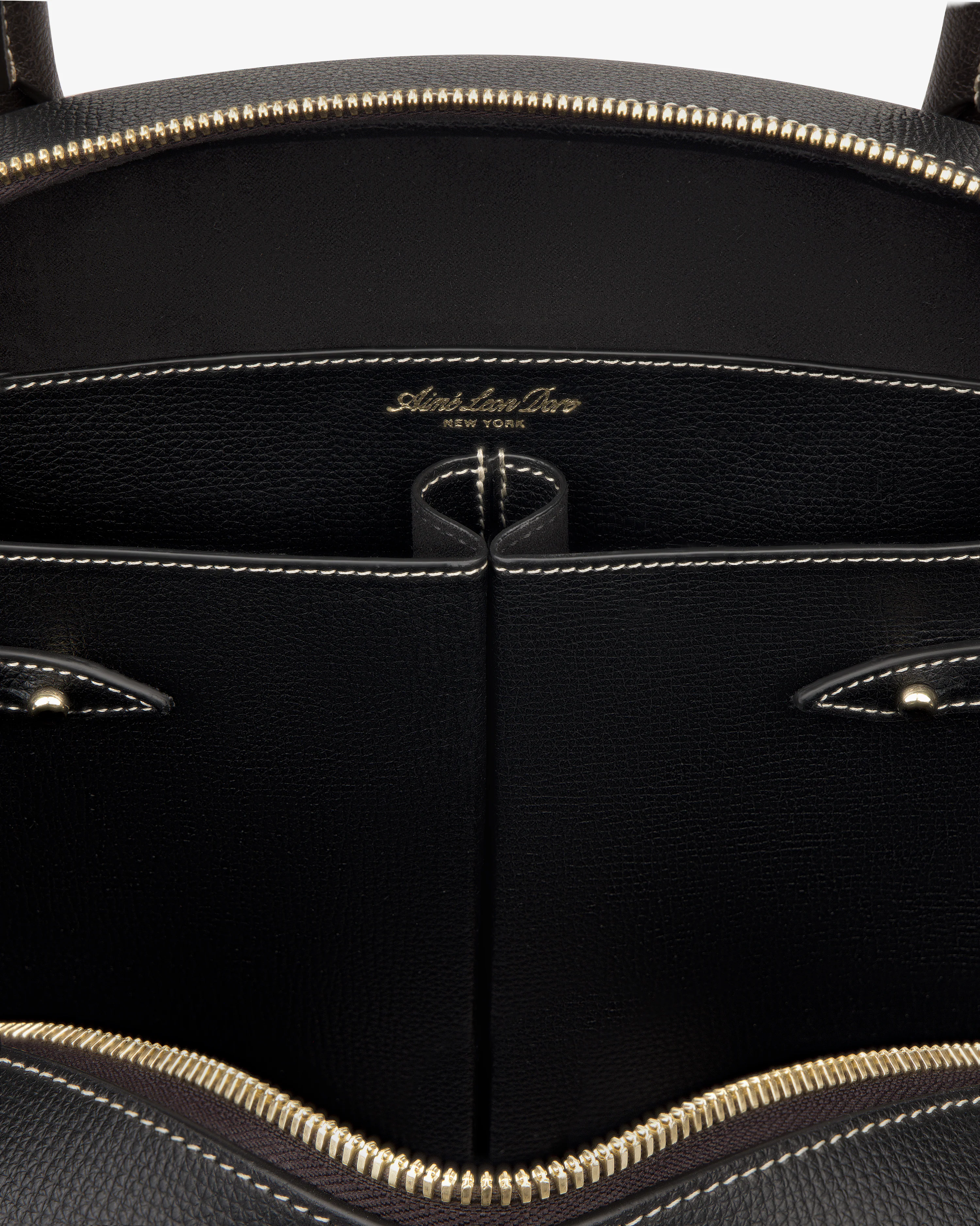 Full Grain Leather Crescent Shoulder Bag - Image 6
