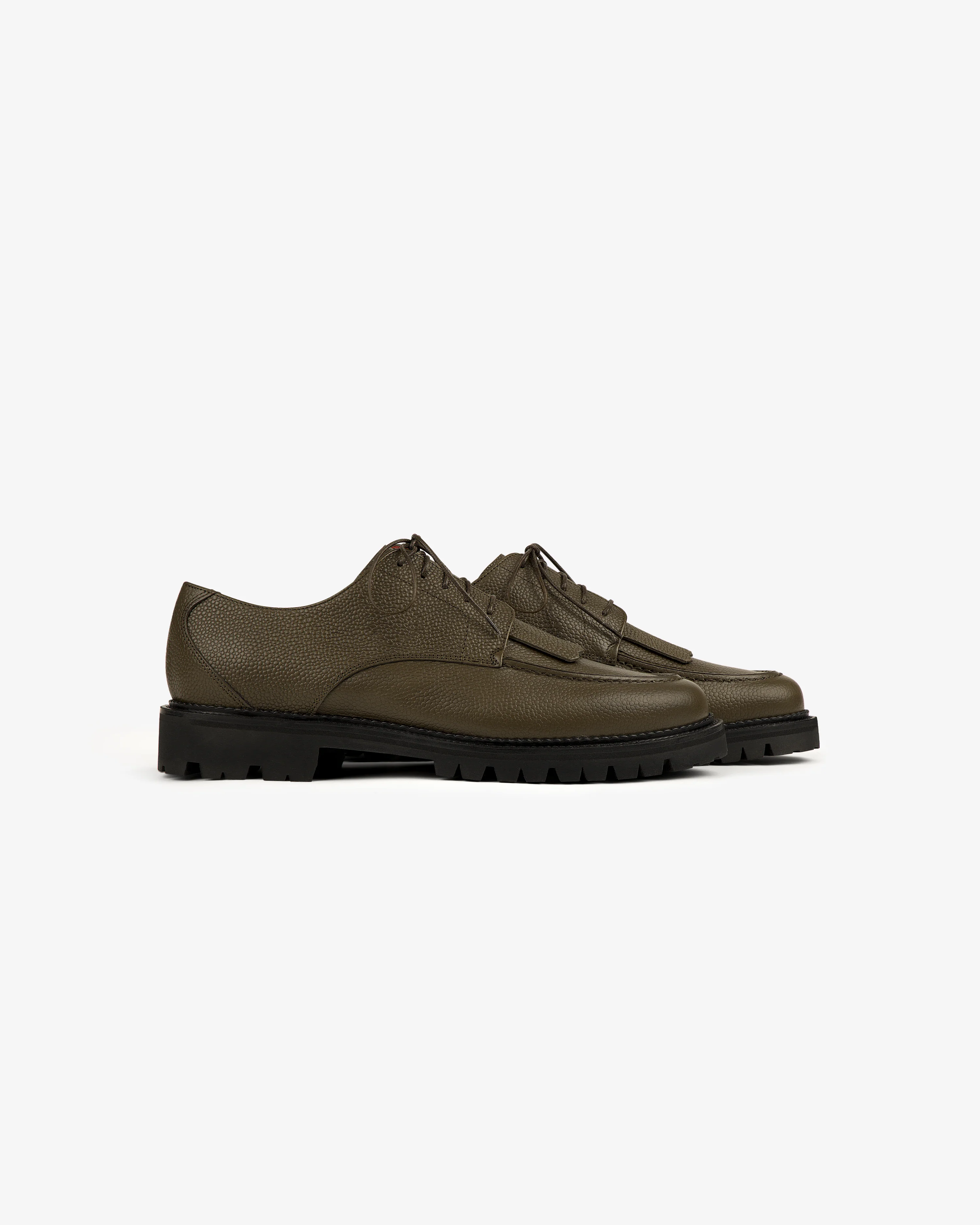 Leather Lug Sole Derby - Image 4