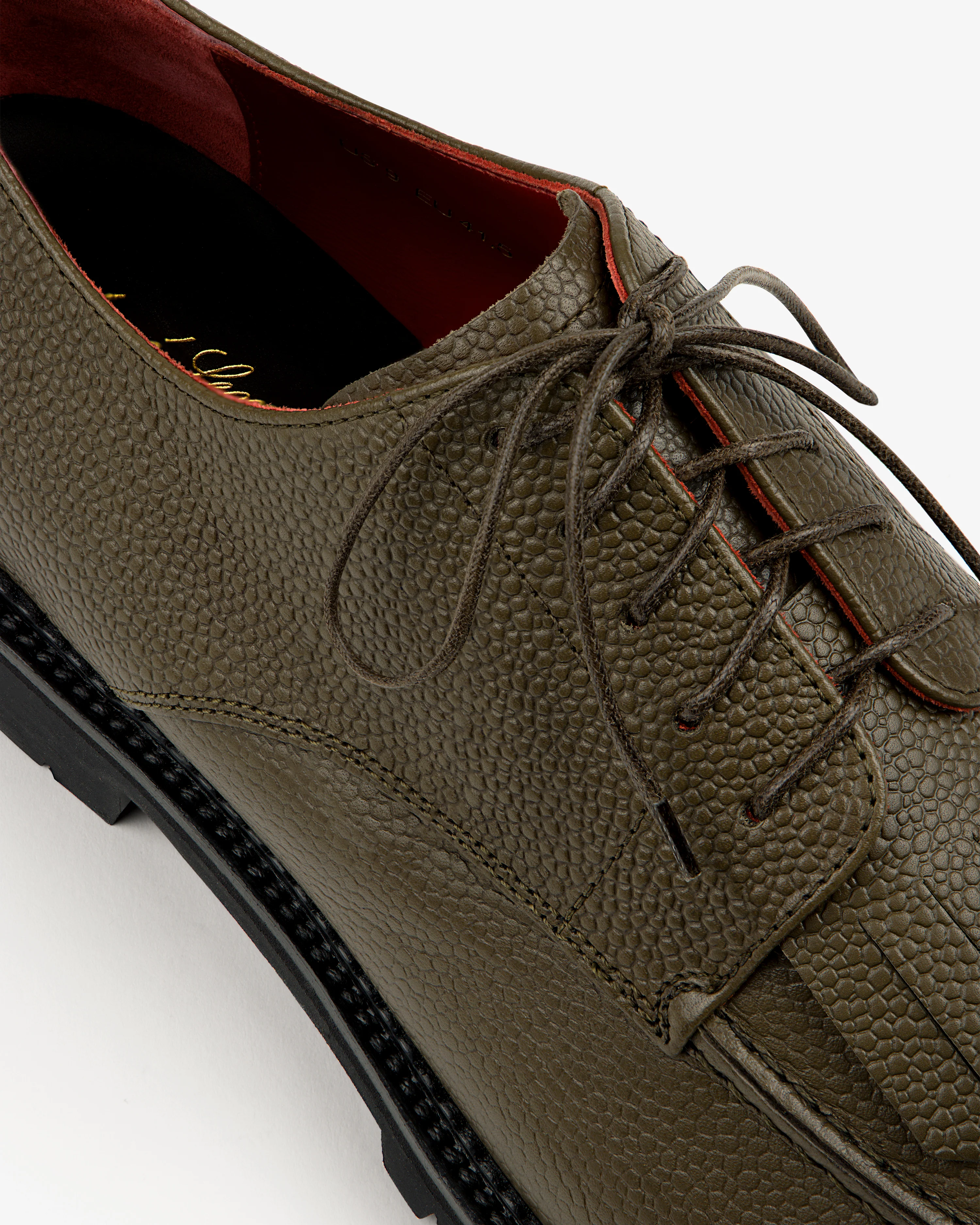 Leather Lug Sole Derby - Image 6