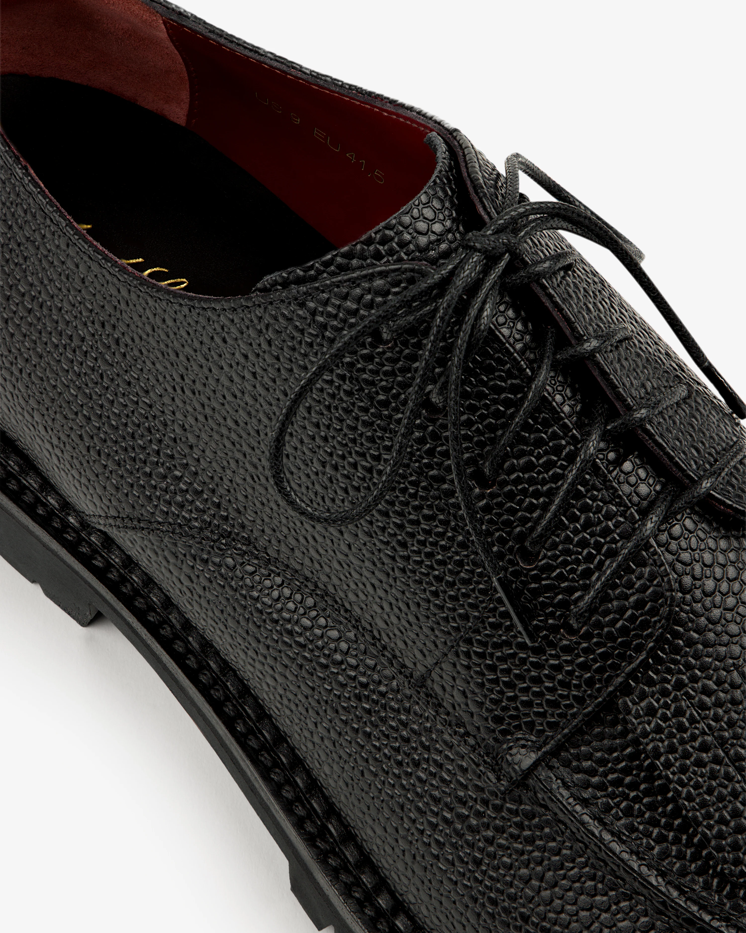 Leather Lug Sole Derby - Image 6