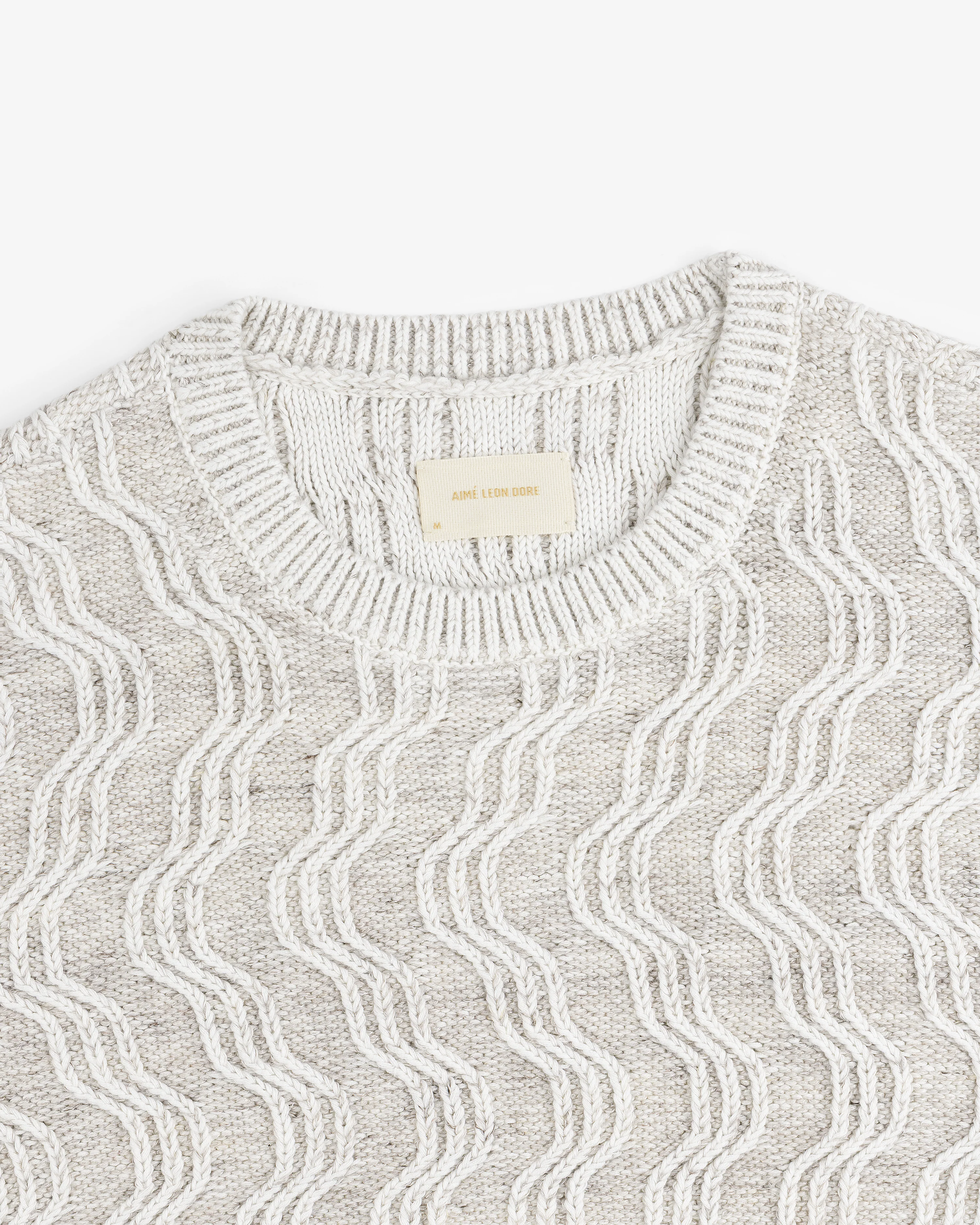 Linen Blend Cable Knit Sweater - Image 4