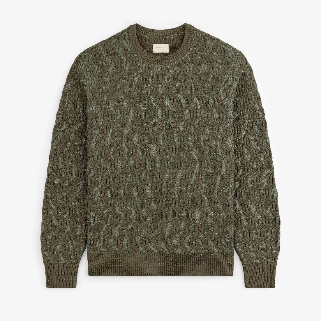 Linen Blend Cable Knit Sweater