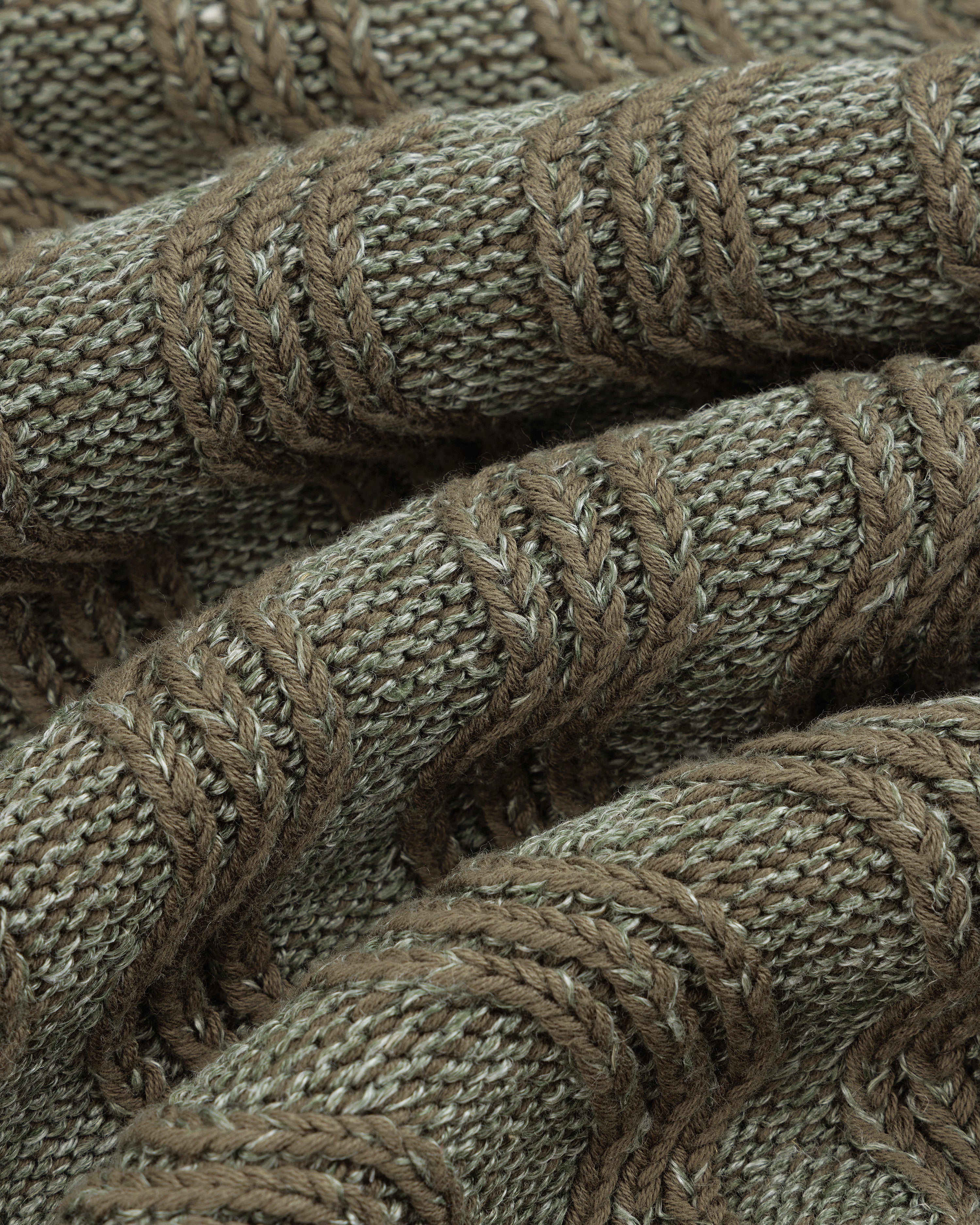 Linen Blend Cable Knit Sweater - Image 5