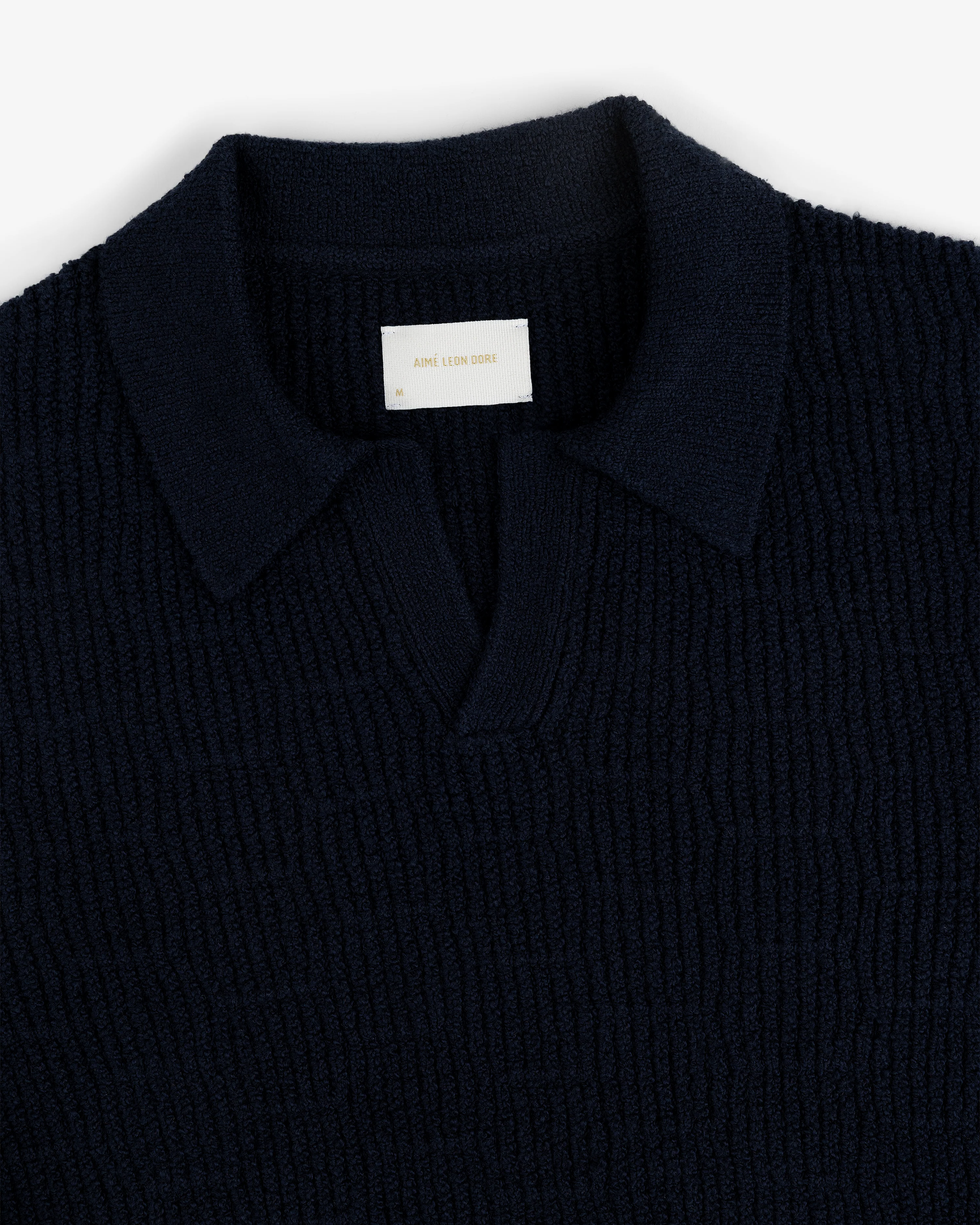 Long-Sleeve Boucle Polo - Image 3