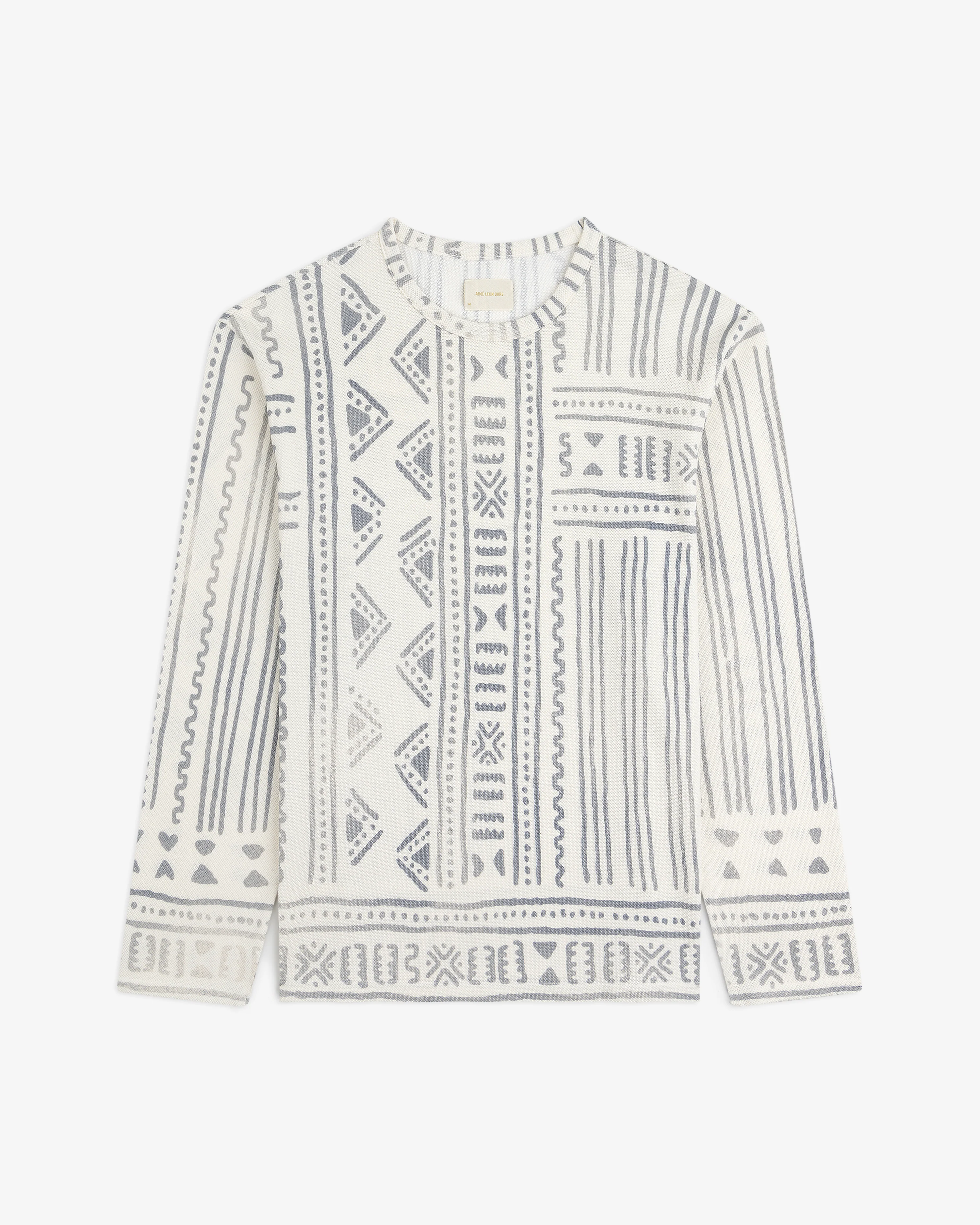 Long-Sleeve Mesh Tapestry Tee - Image 2