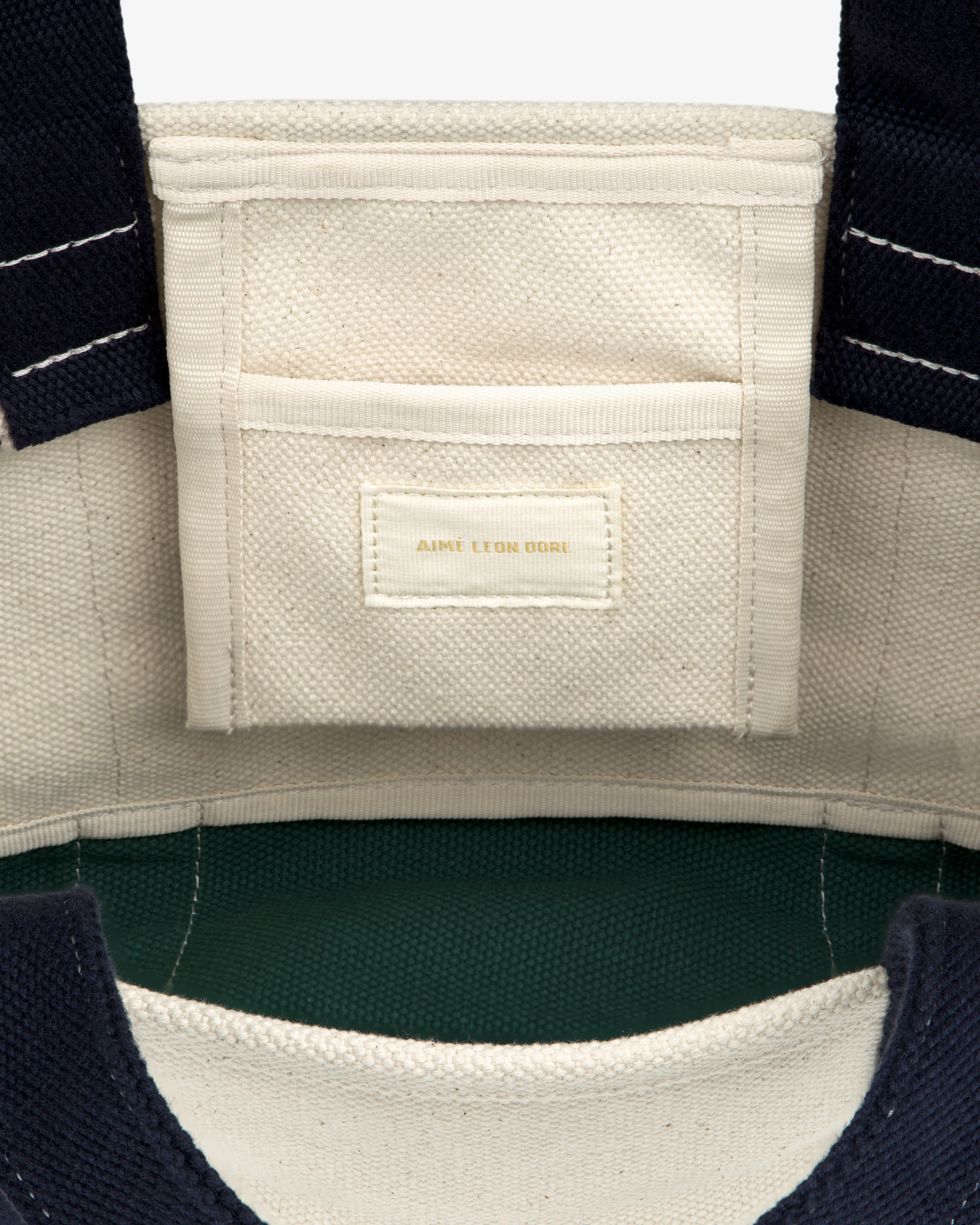 Mini Crest Contrast Tote Bag - Image 5