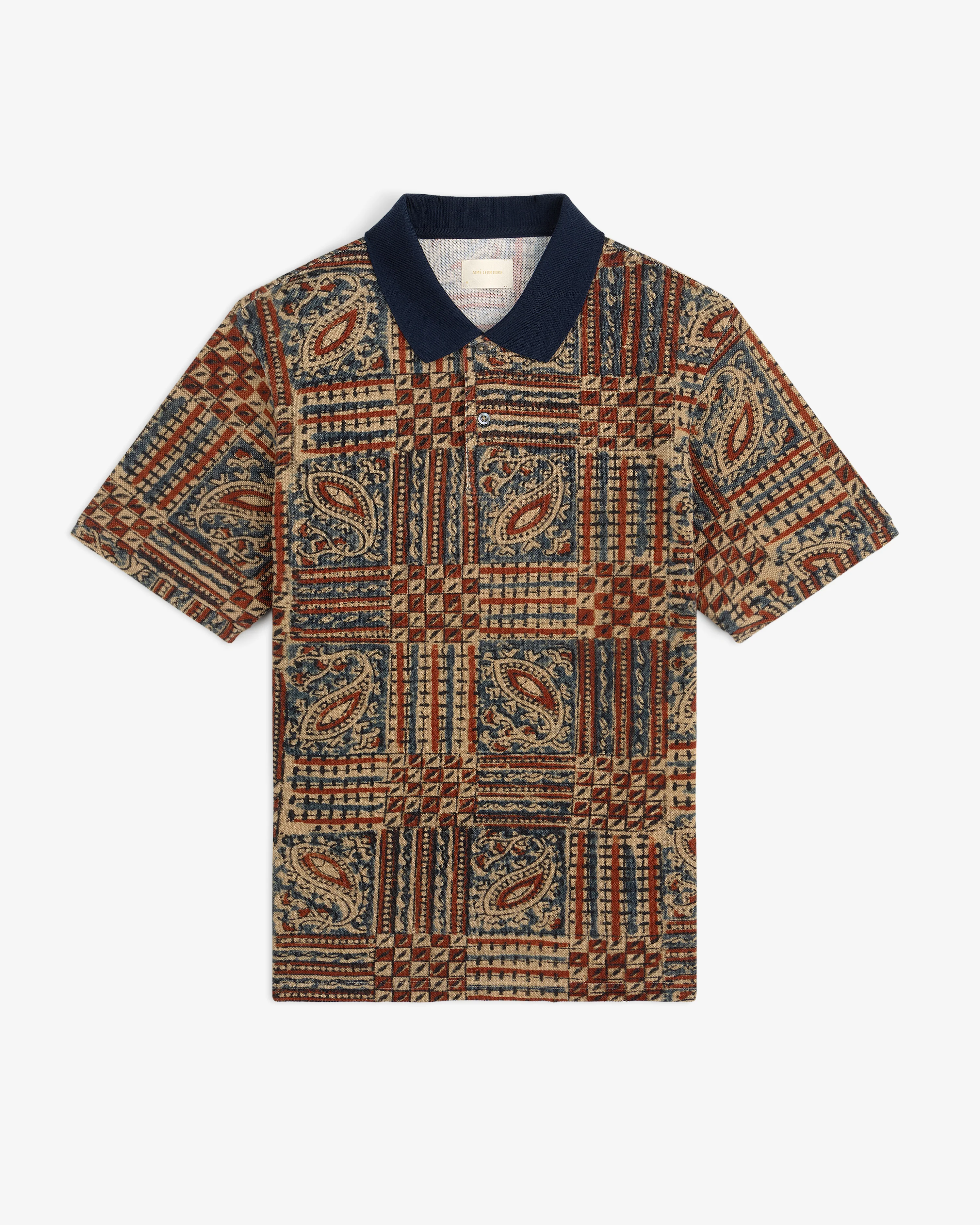Paisley Printed Piqué Polo - Image 2