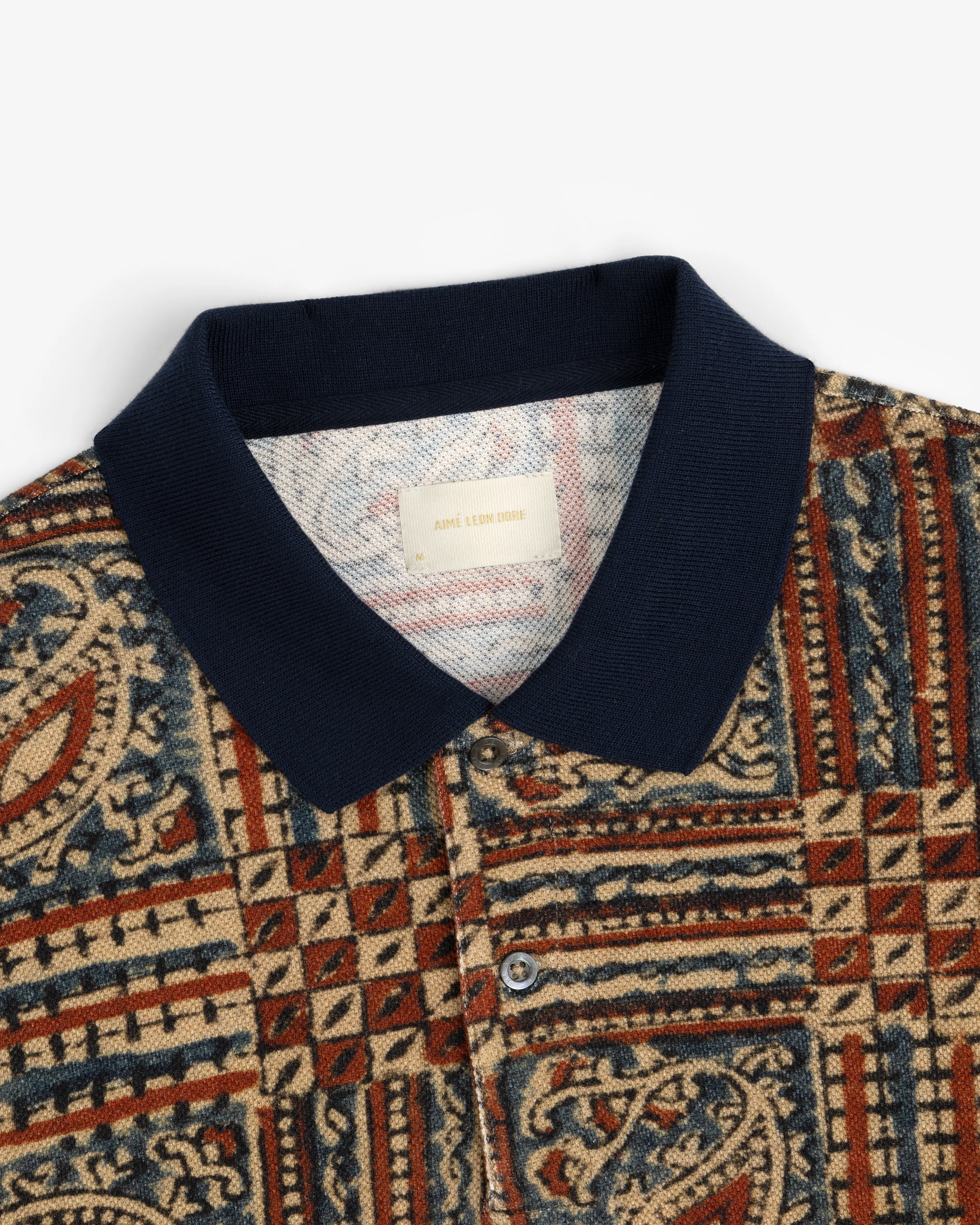 Paisley Printed Piqué Polo - Image 4