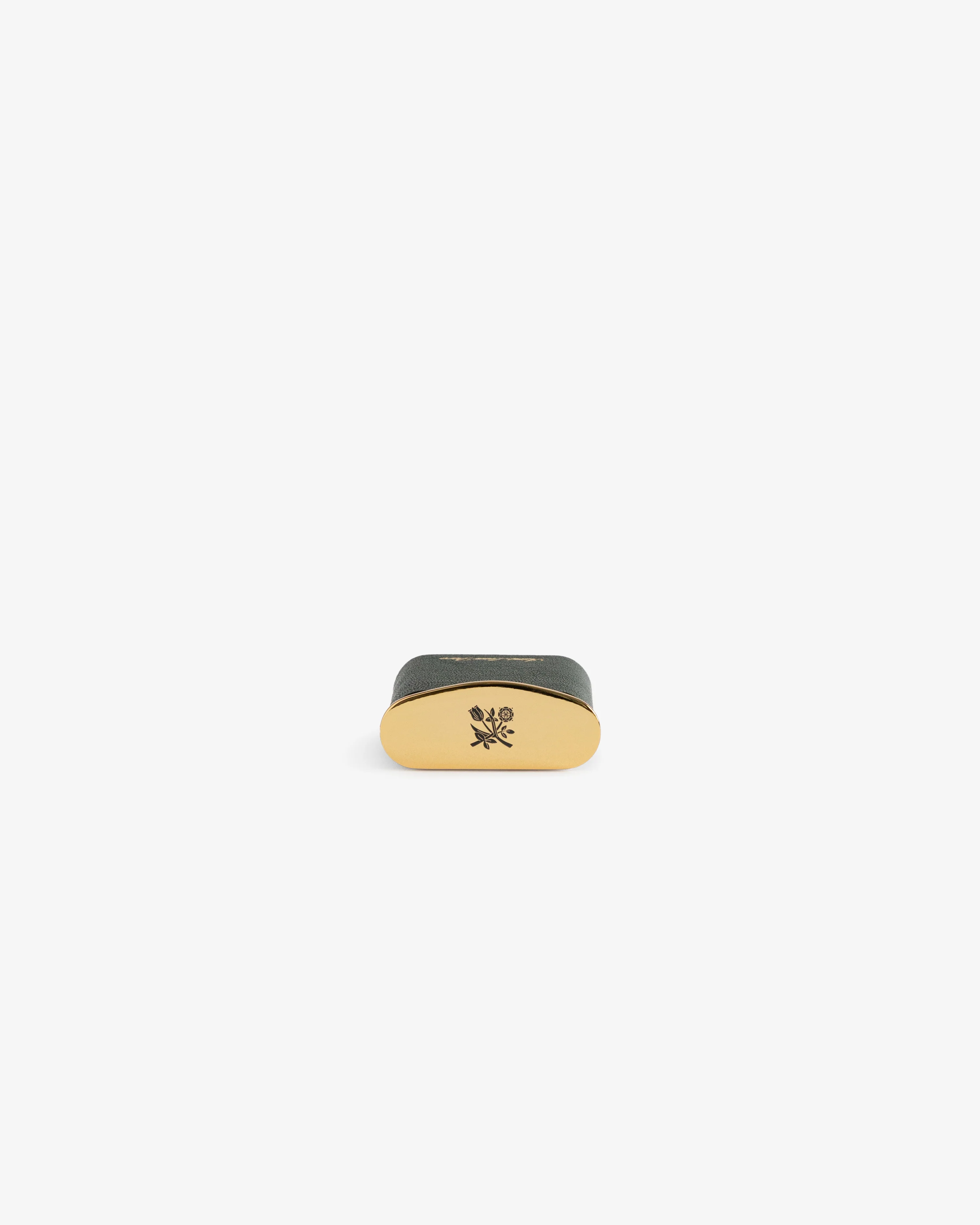 Queens Crest Leather Portable Ashtray - Image 4