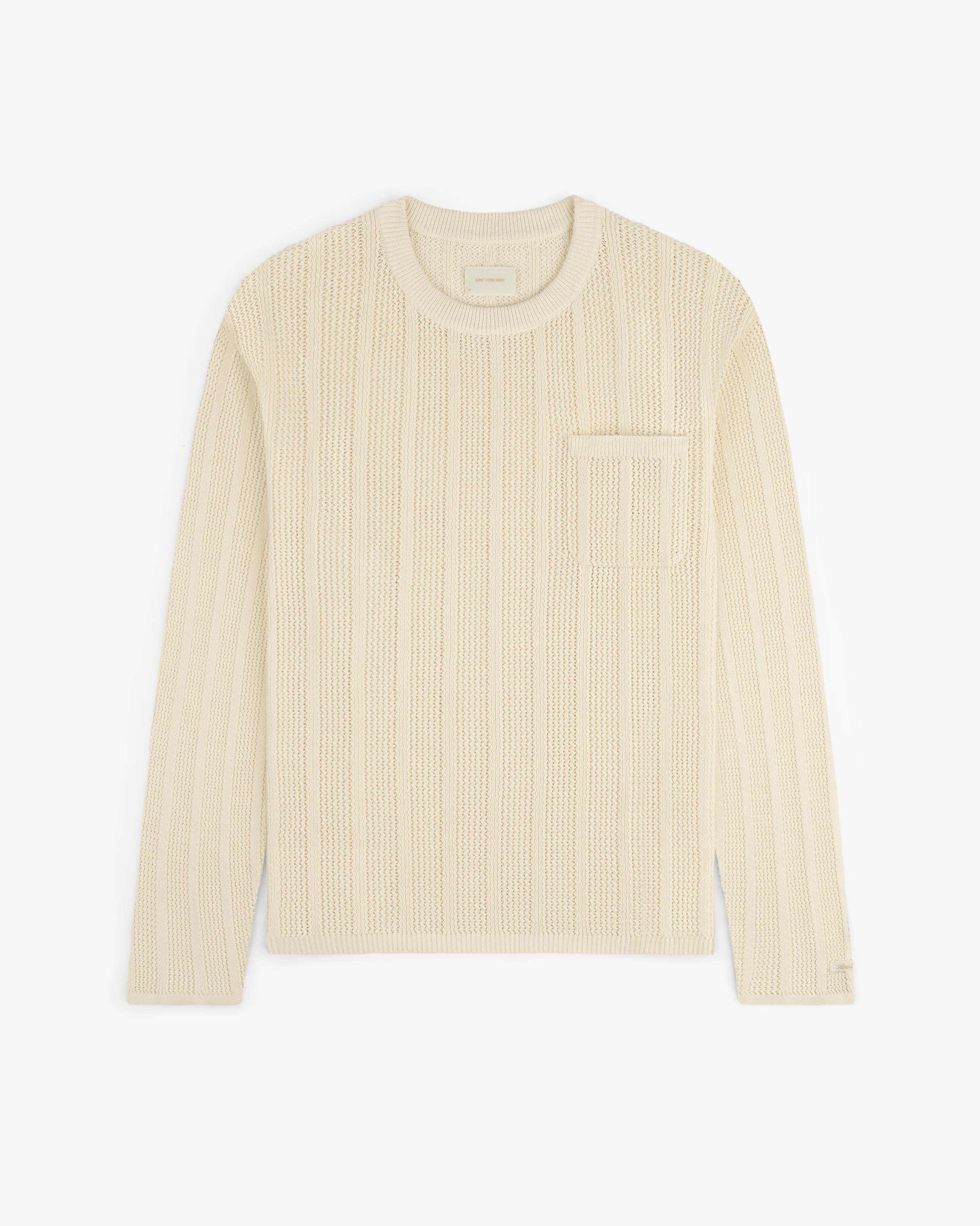 Racking Stitch Crewneck Sweater - Image 2