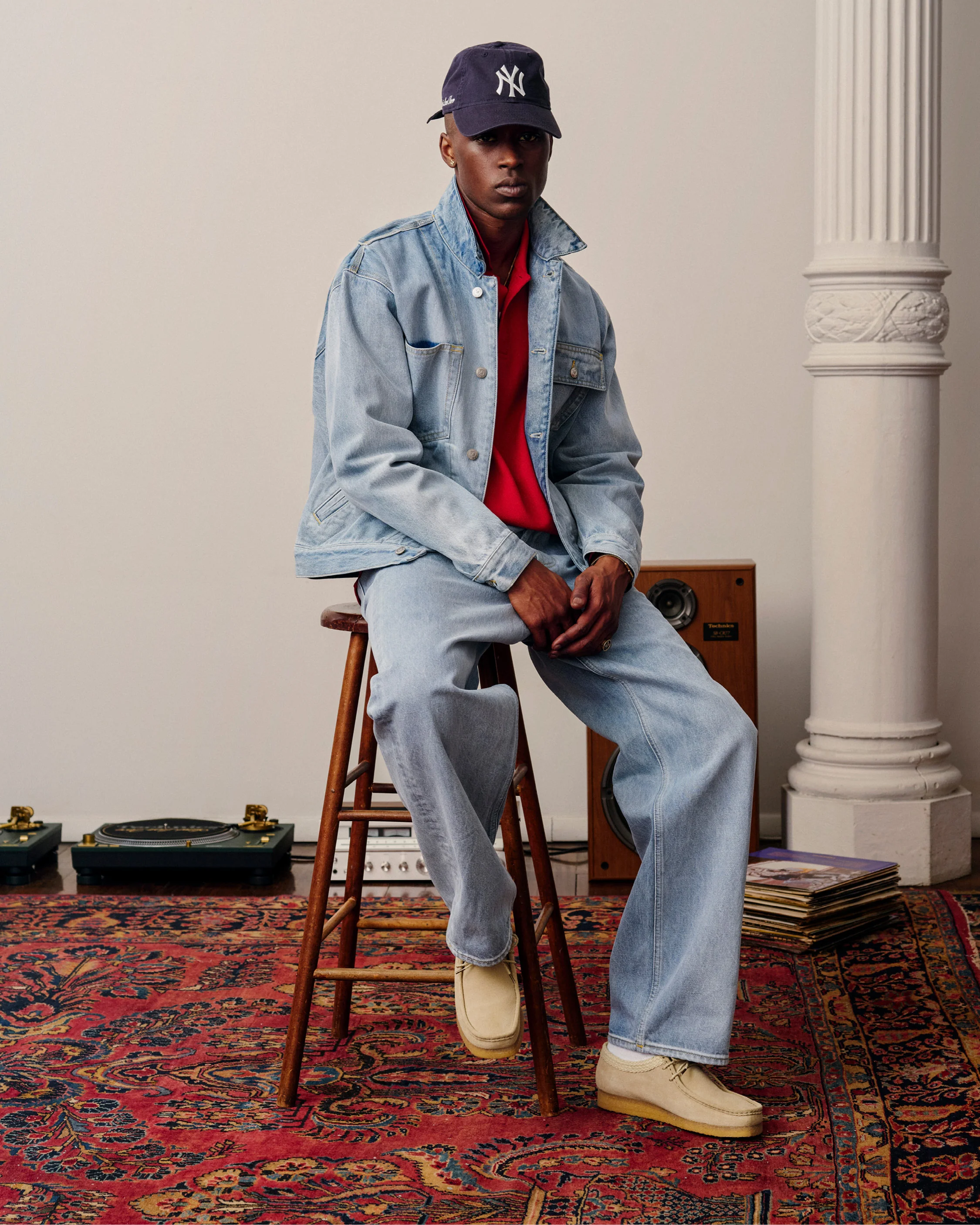 Relaxed      Fit 5-Pocket Denim Pant - Image 3