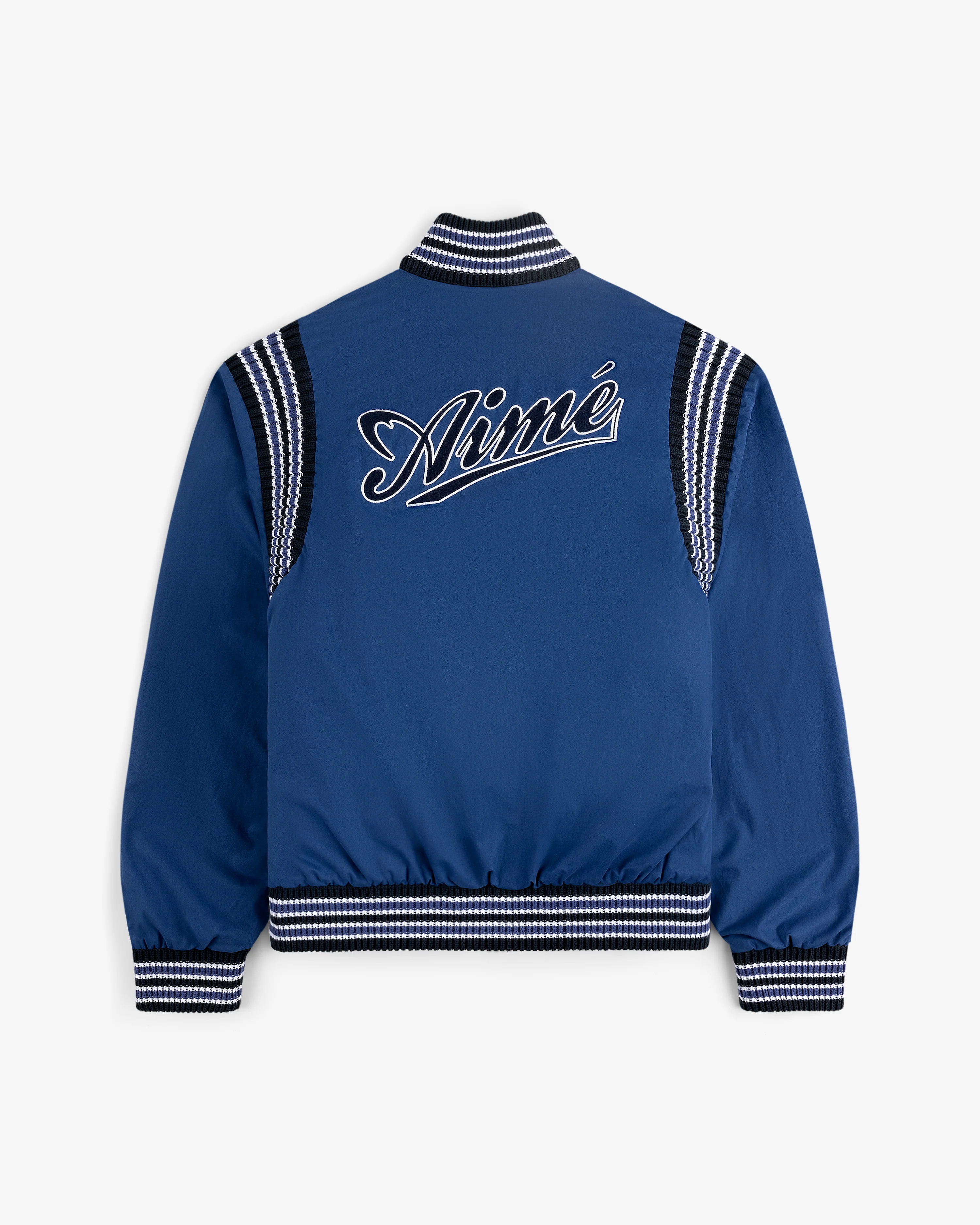Reversible Knit Bomber Jacket - Image 5