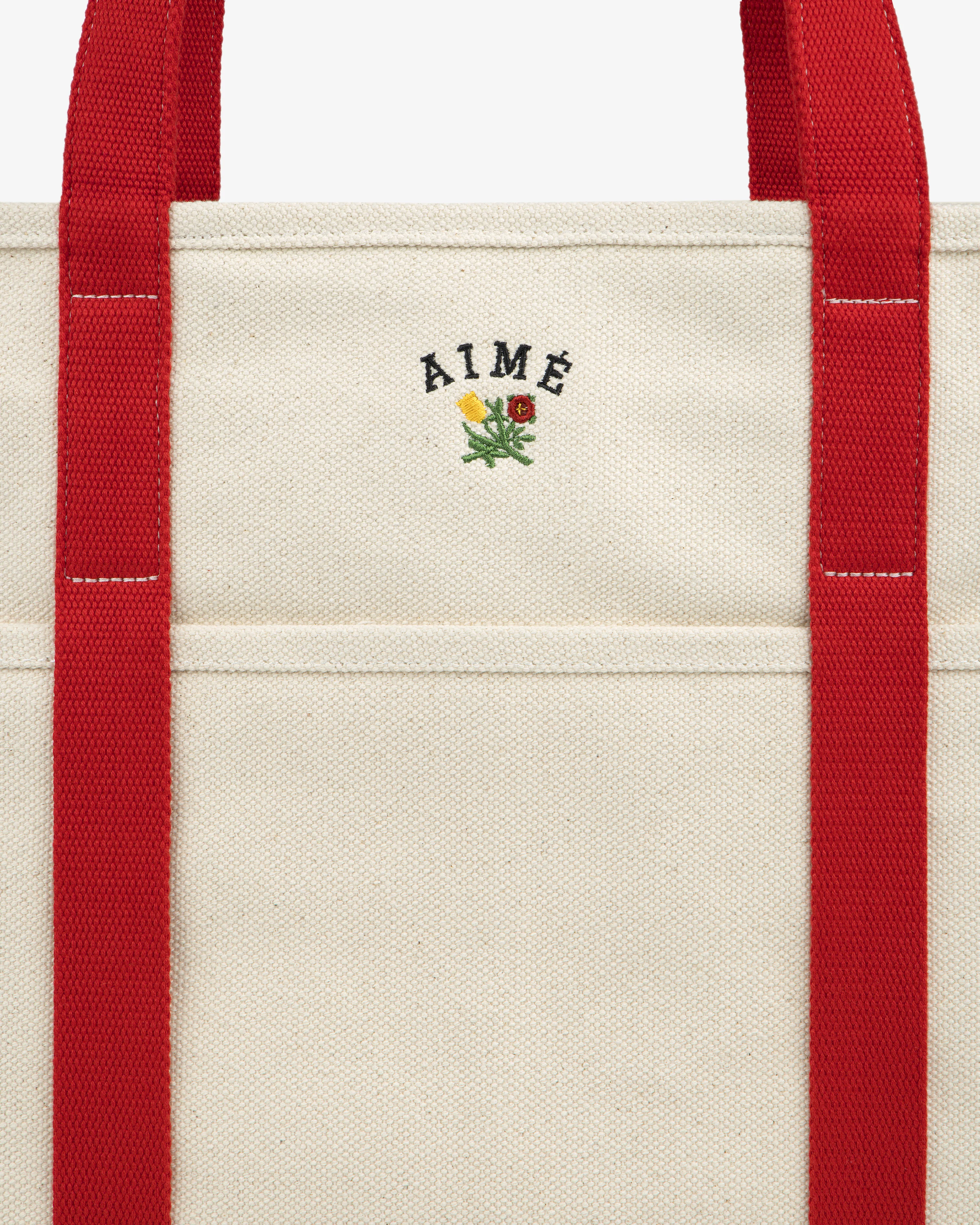 Small Crest Contrast Tote Bag - Image 4