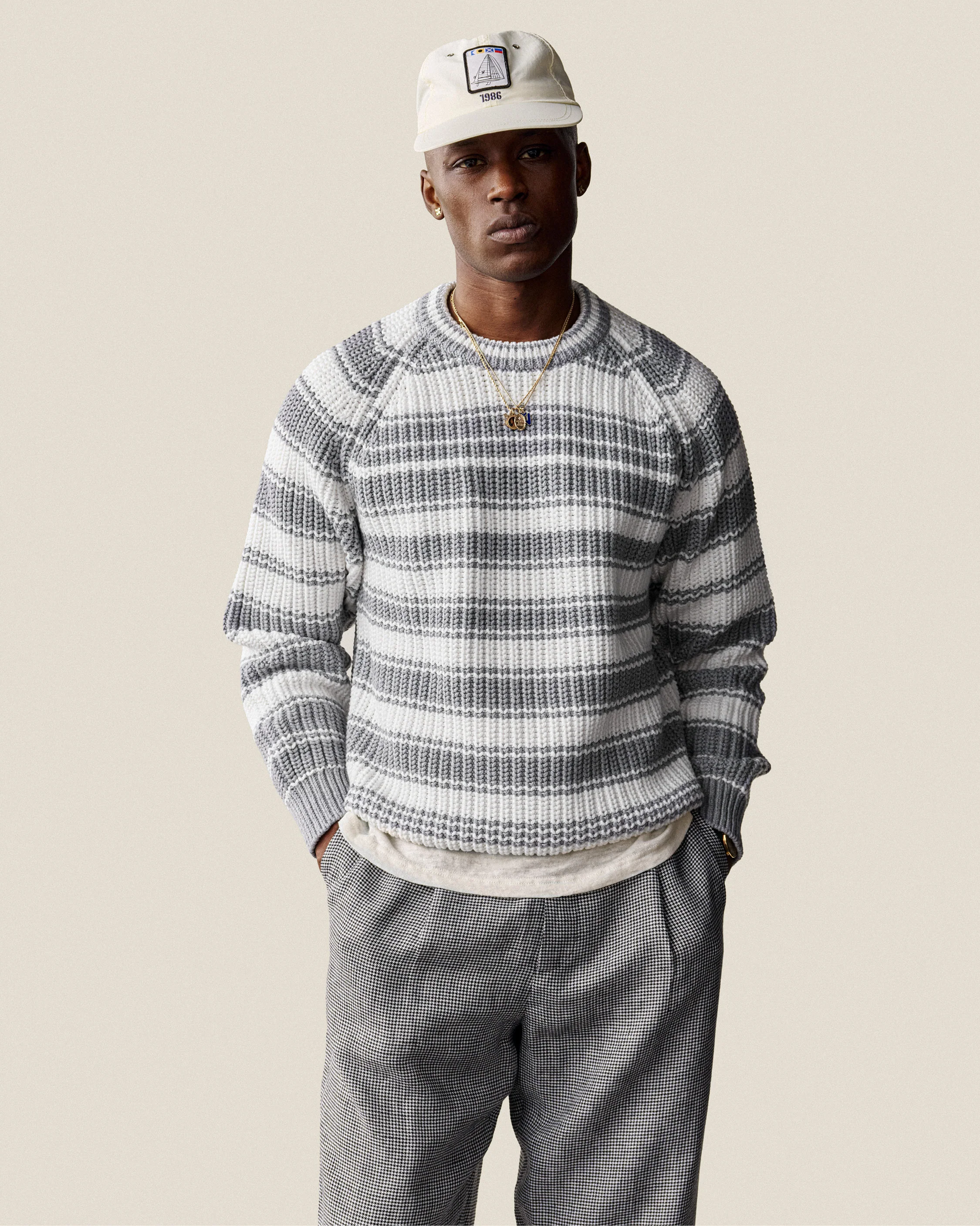Striped Crewneck Sweater - Image 3