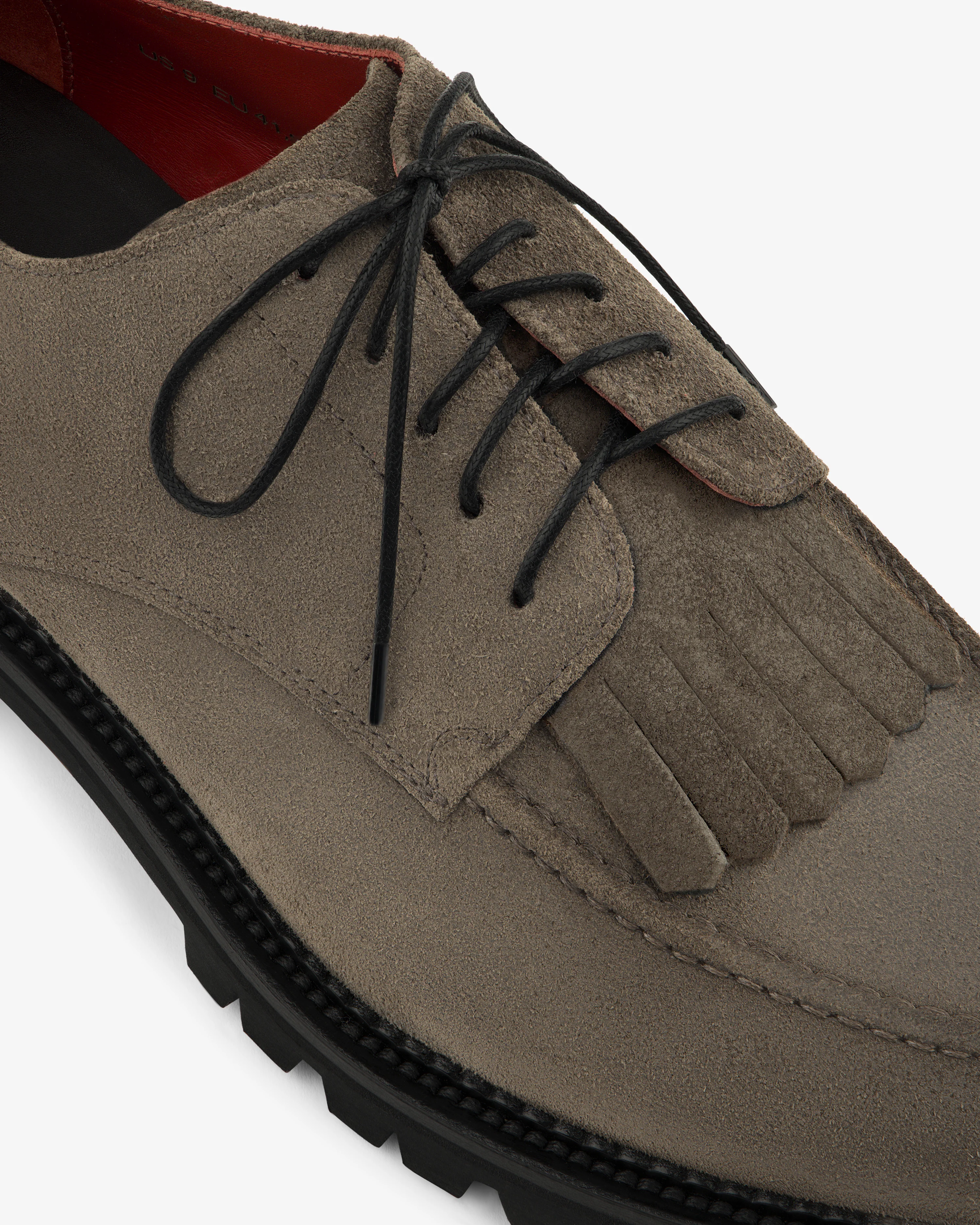 Suede Lug Sole Derby - Image 7