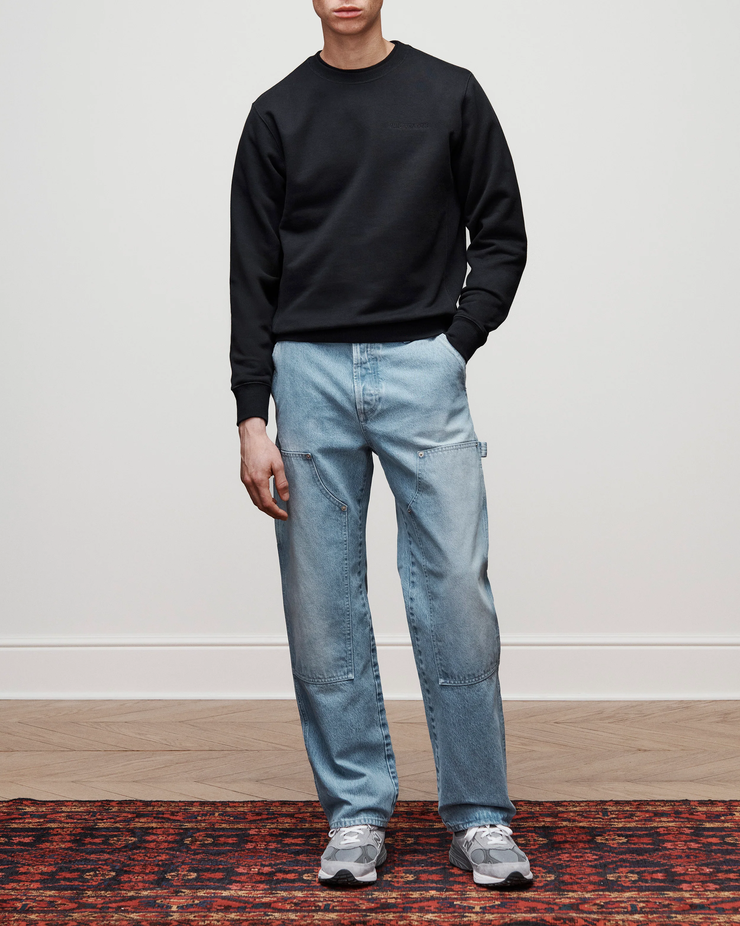 Tonal   Logo   Crewneck   Sweatshirt - Image 3