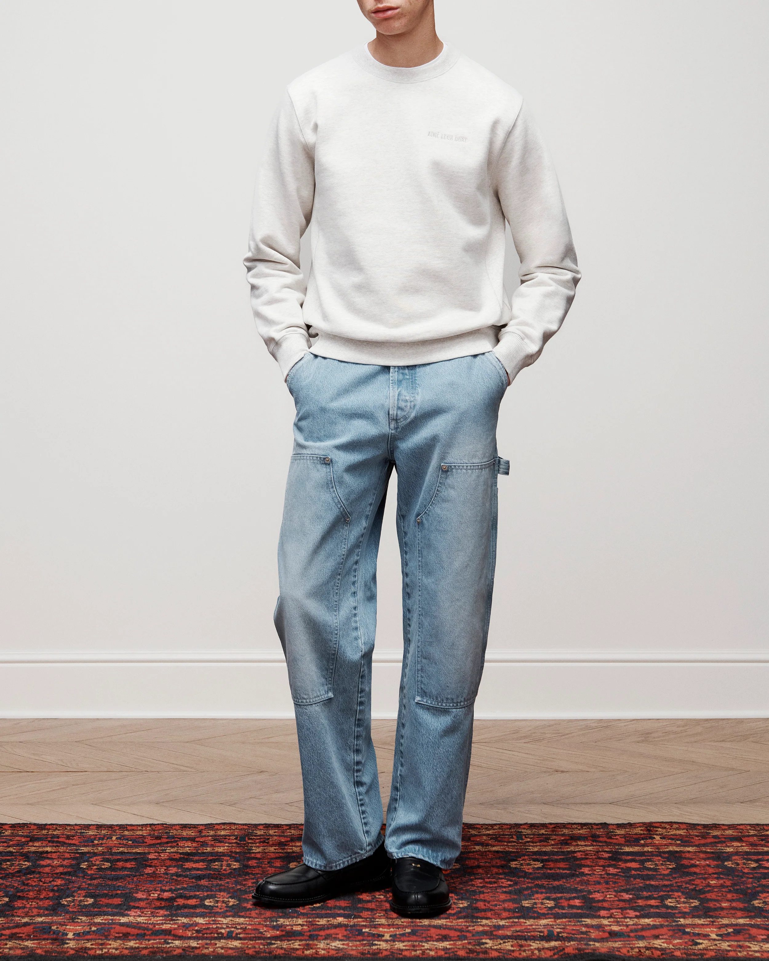 Tonal   Logo   Crewneck   Sweatshirt - Image 3