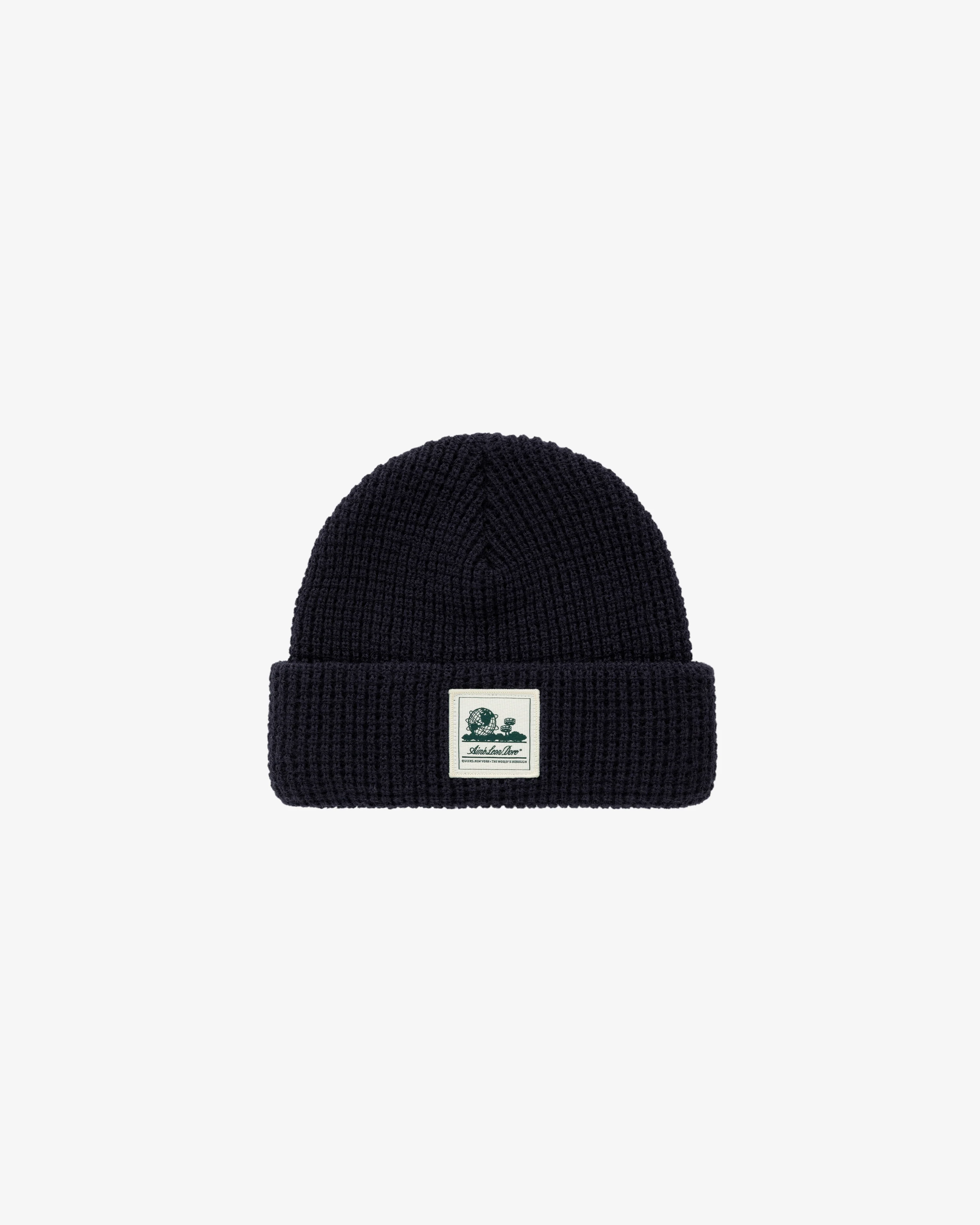 Waffle     Knit     Beanie - Image 2