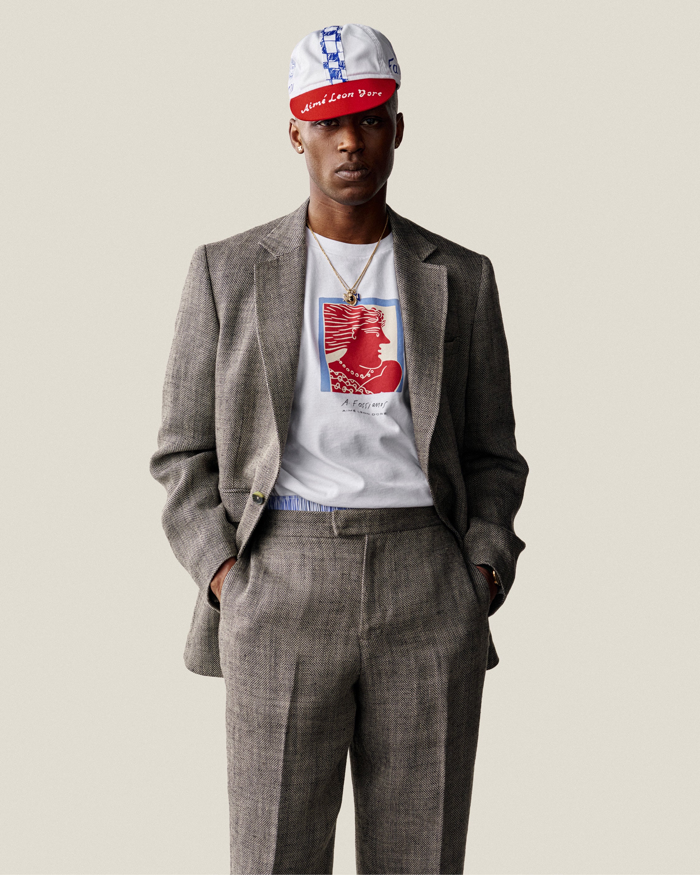 Yarn Dyed Linen Suit Trouser - Image 3