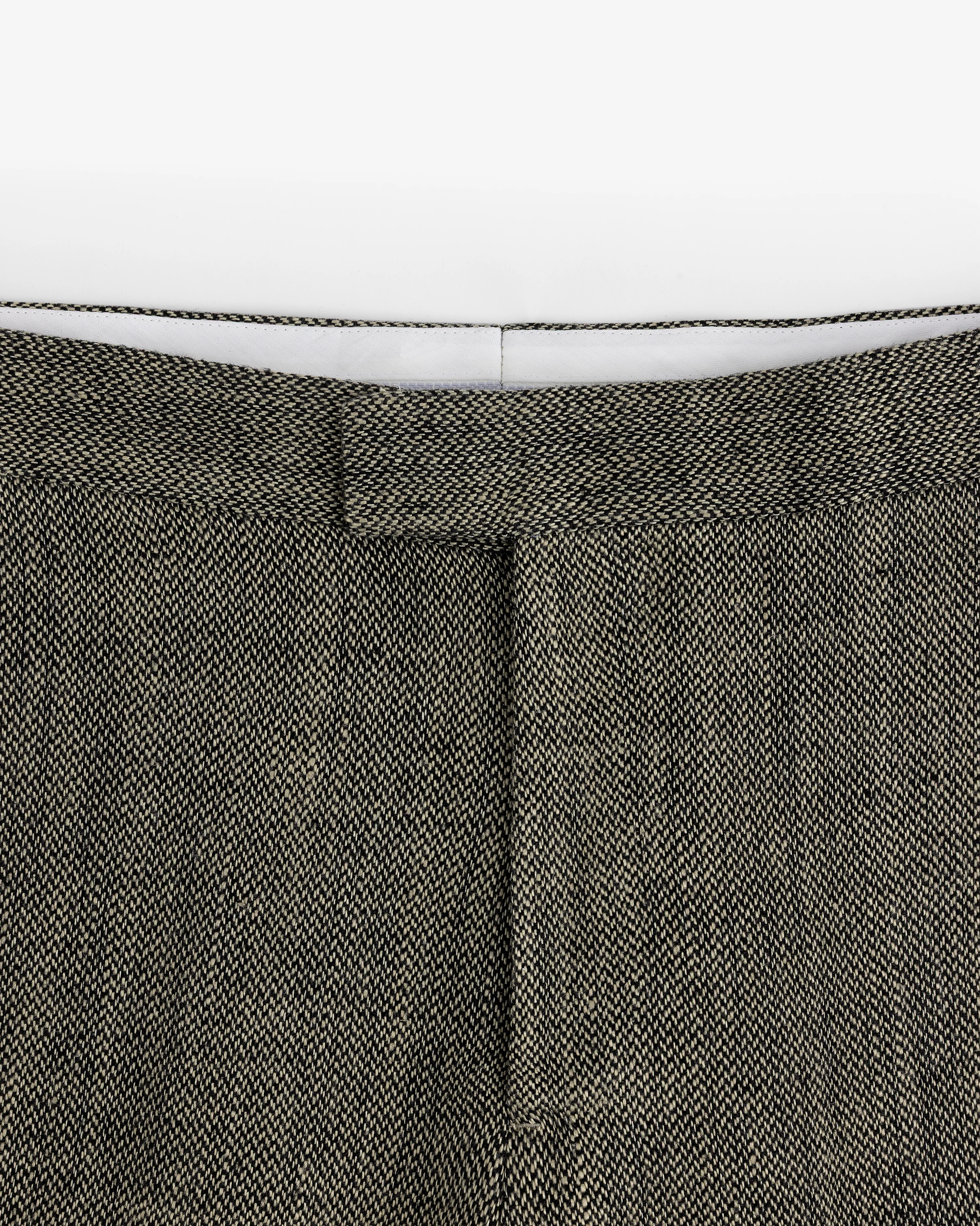 Yarn Dyed Linen Suit Trouser - Image 5